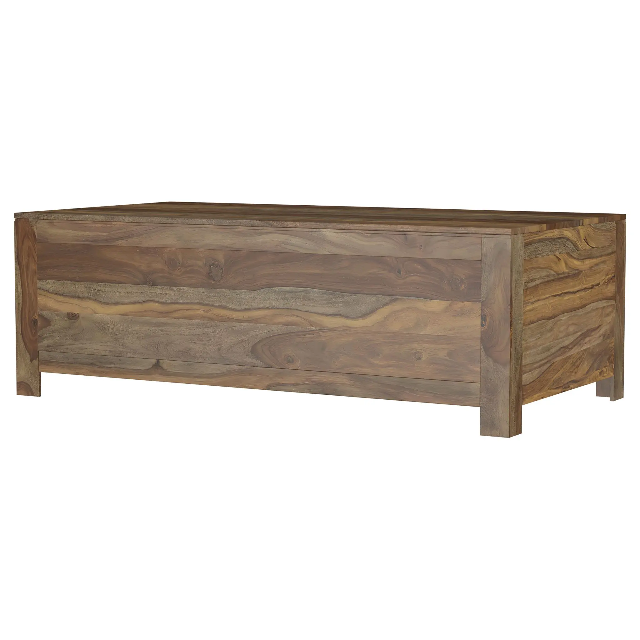 Esther Solid Wood Coffee and End Table Natural Sheesham - Image 7