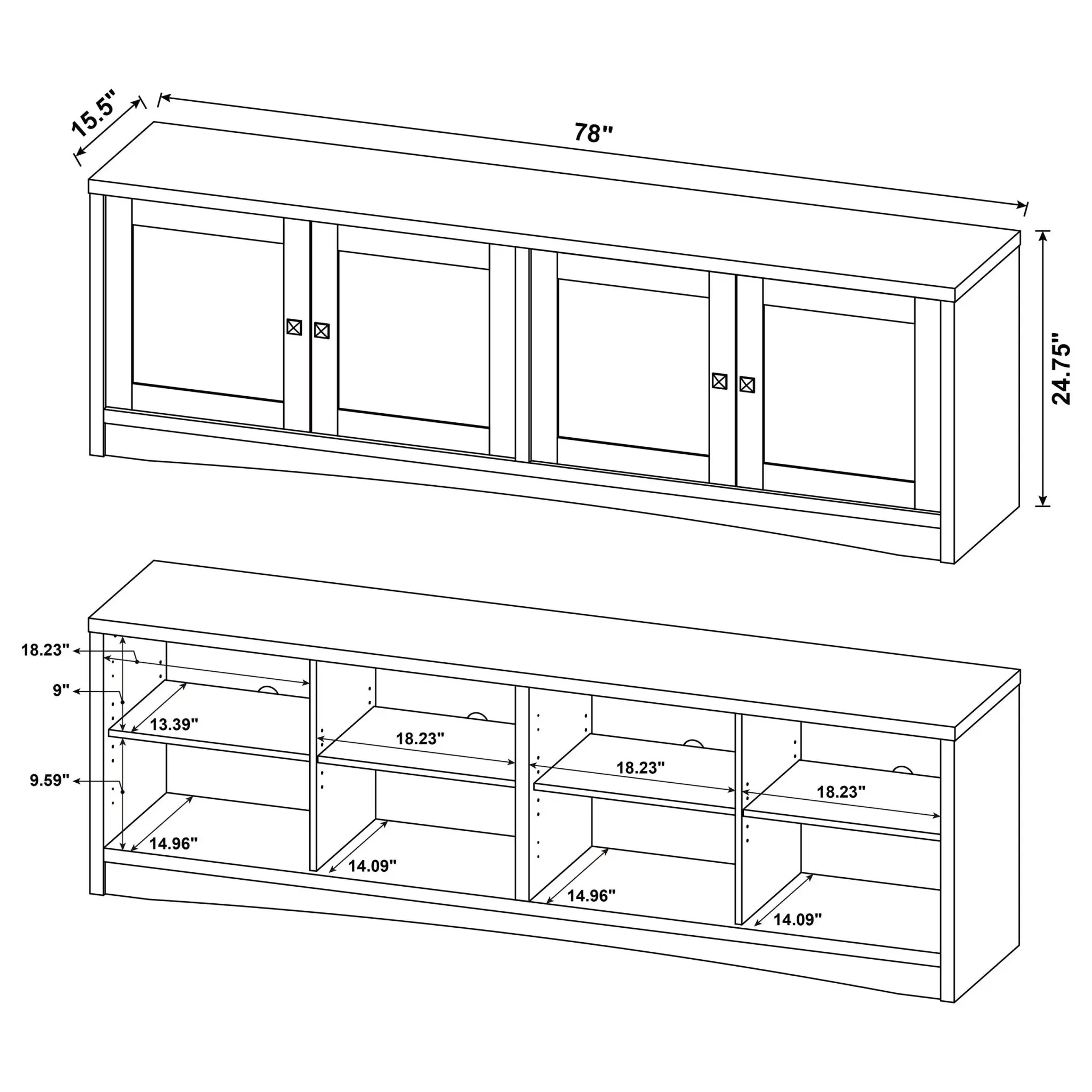 Laughlin 3-Piece Entertainment Center - Image 17