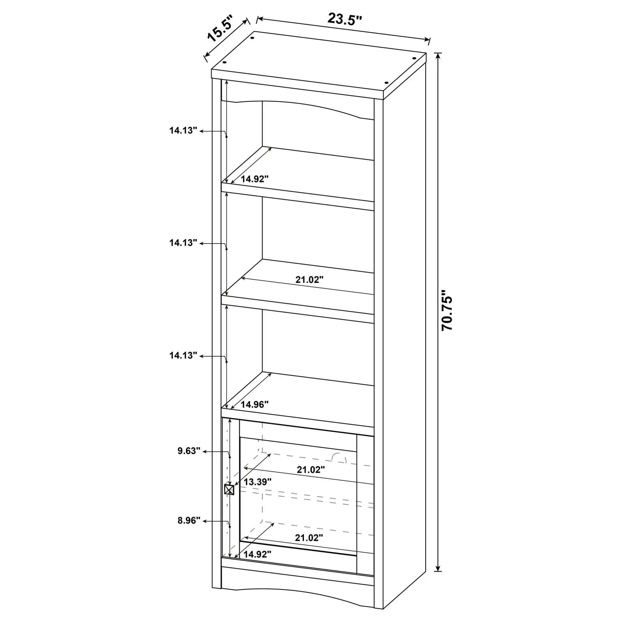 Laughlin 3-Piece Entertainment Center - Image 18