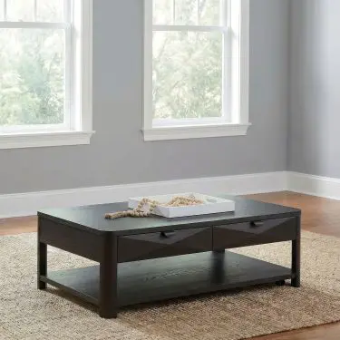 Marcelo Coffee and End Table with Drawers and Shelf