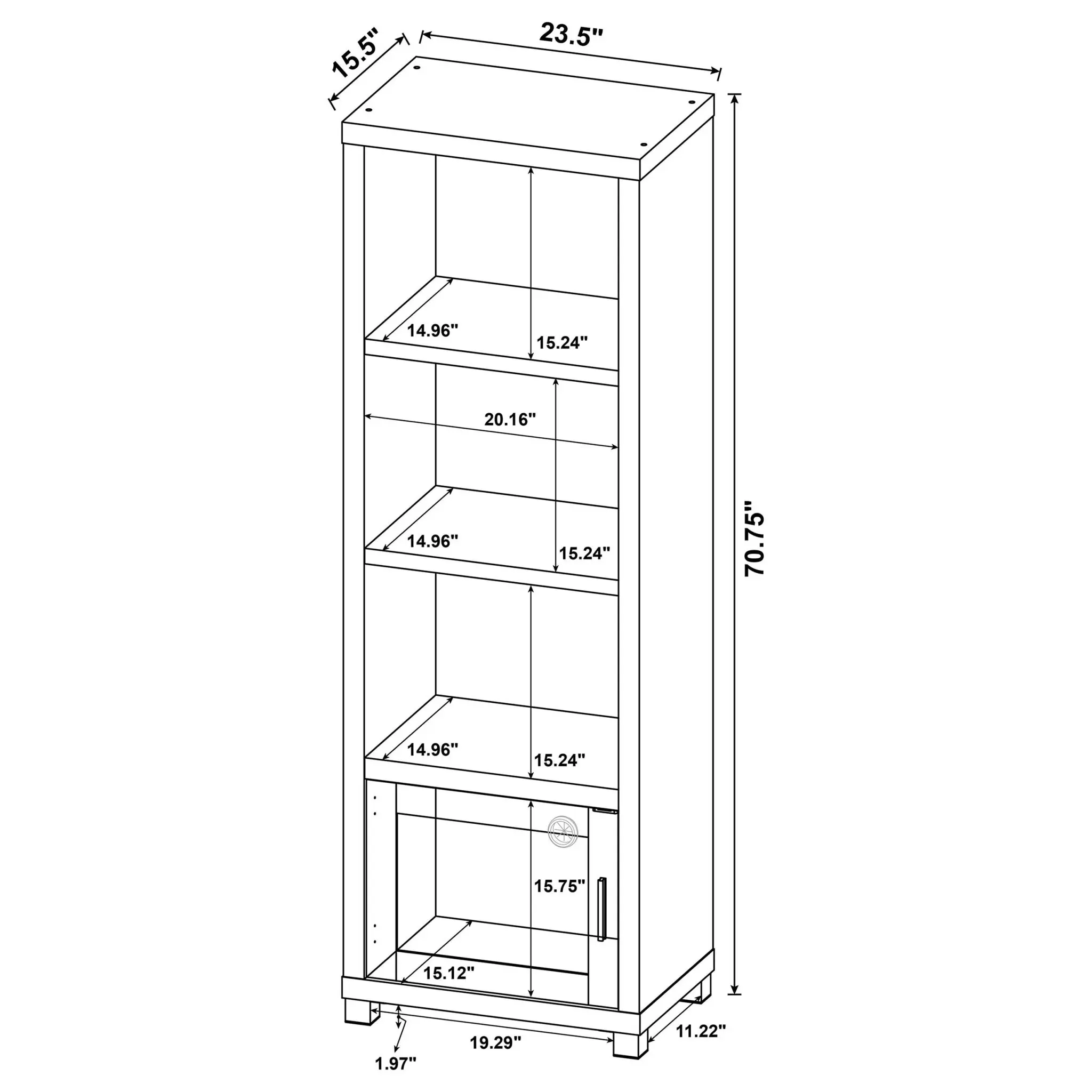 Sachin 3-Piece Entertainment Center - Image 19