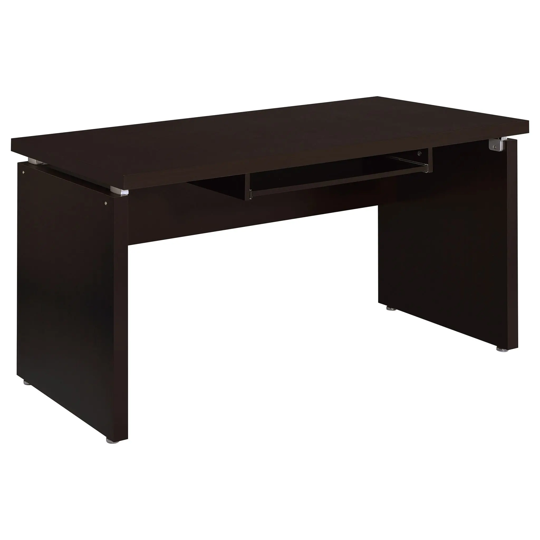 Skylar L-Shape Desk Set with Mobile File Cabinet Cappuccino - Image 3
