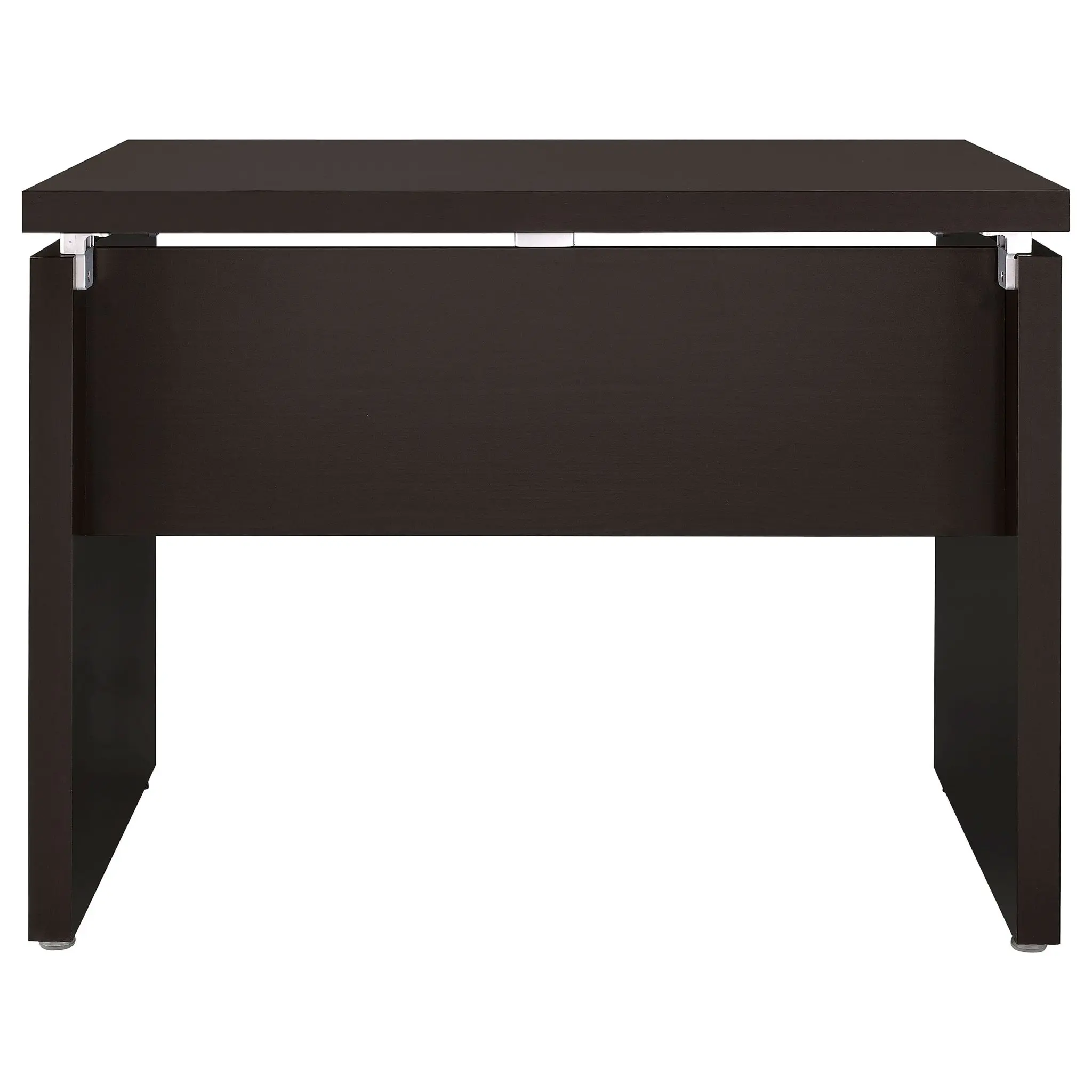 Skylar L-Shape Desk Set with Mobile File Cabinet Cappuccino - Image 6