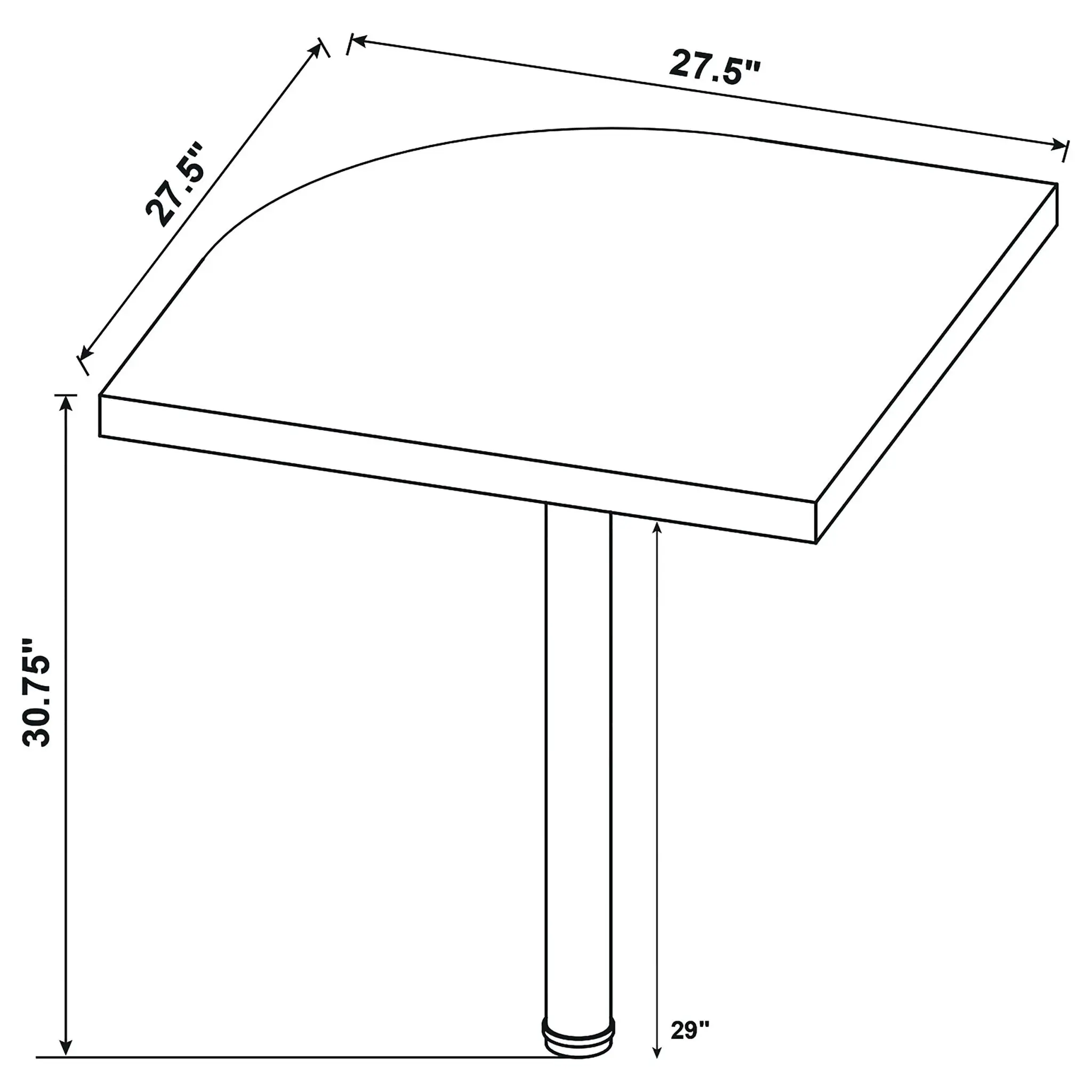 Skylar L-Shape Desk Set with Mobile File Cabinet Cappuccino - Image 13