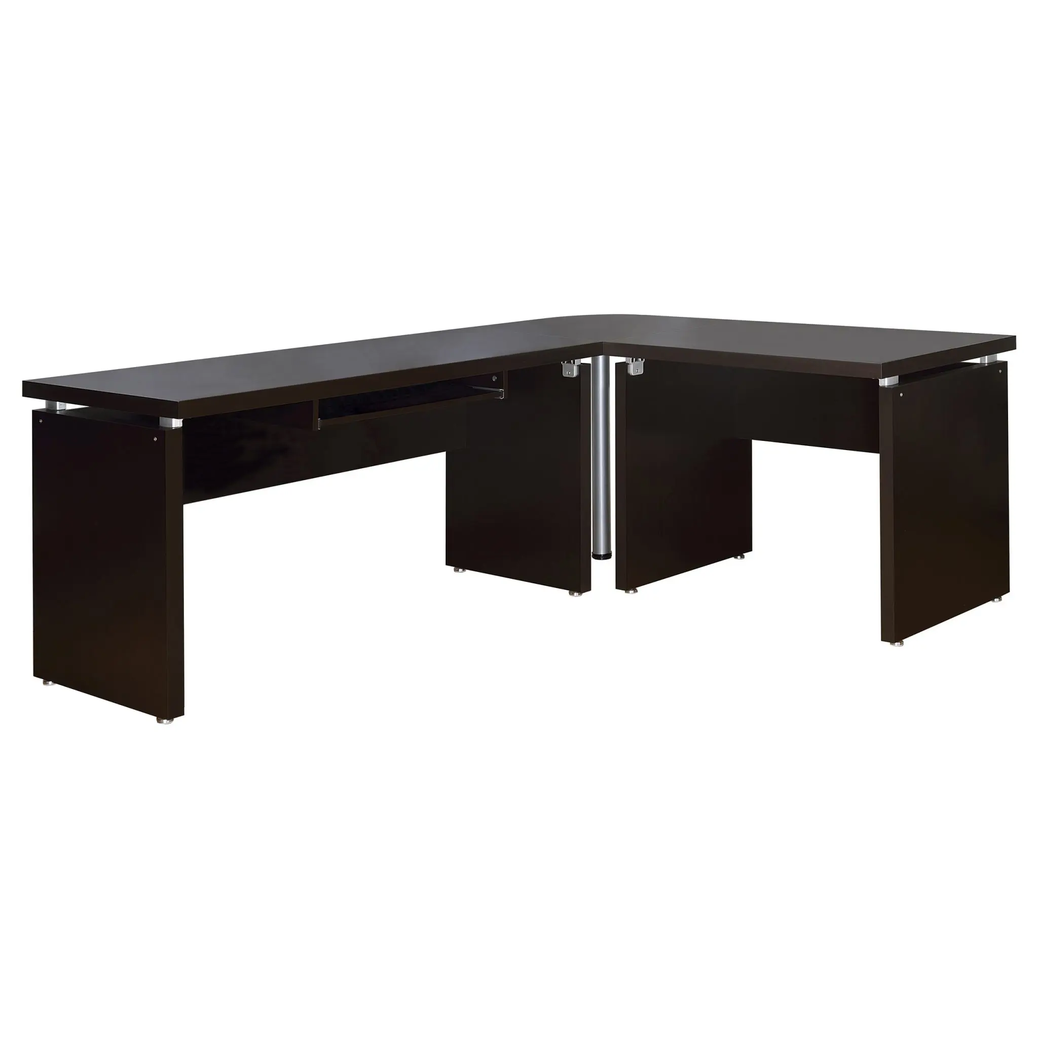 Skylar 83-inch L-Shaped Desk Cappuccino - Image 2