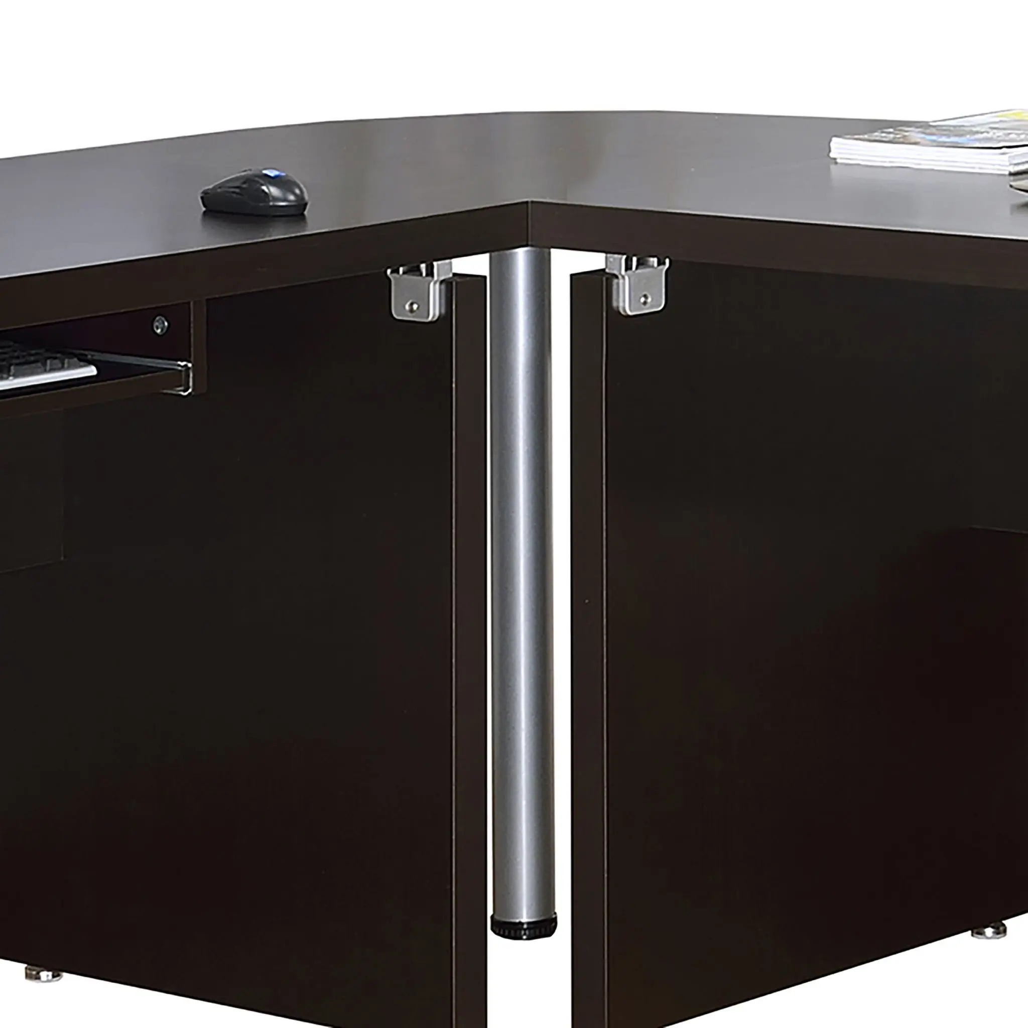 Skylar 83-inch L-Shaped Desk Cappuccino - Image 12
