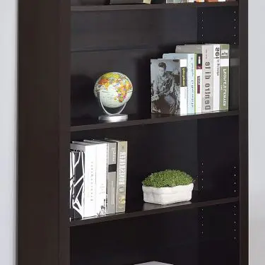 Skylar 71-inch Bookcase with Drawer Cappuccino