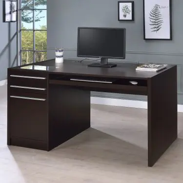 Halston 60-inch Computer Desk Cappuccino