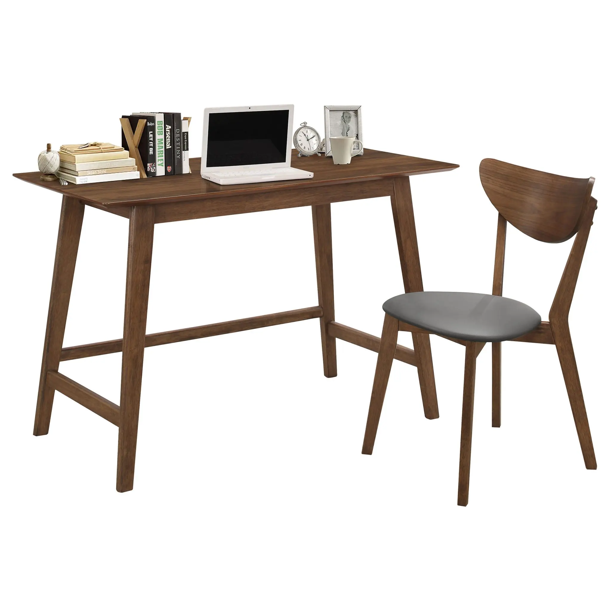 Karri 2-Piece Desk and Chair Set Walnut - Image 2