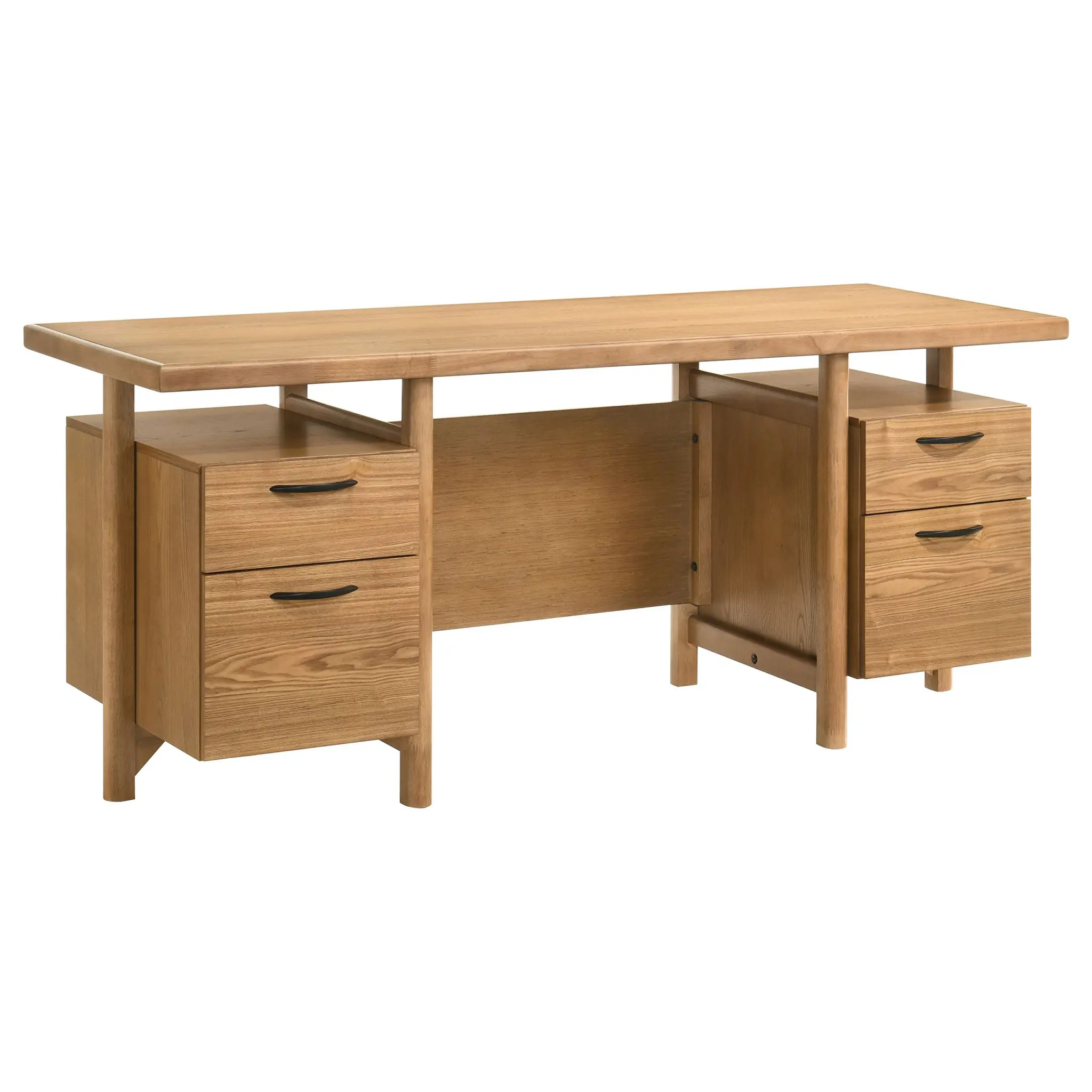 Roldan 69-inch Computer Desk Light Ash - Image 3