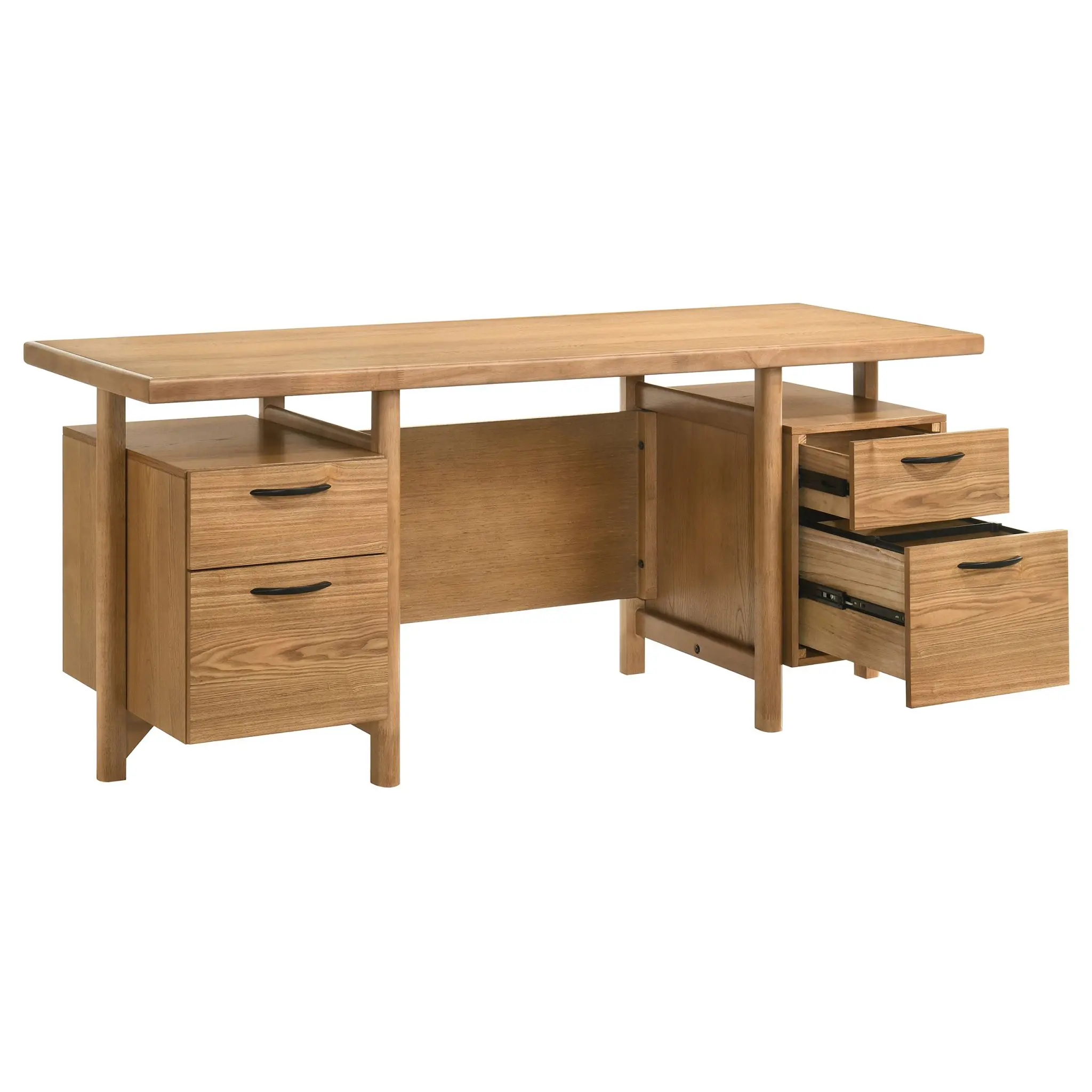 Roldan 69-inch Computer Desk Light Ash - Image 4