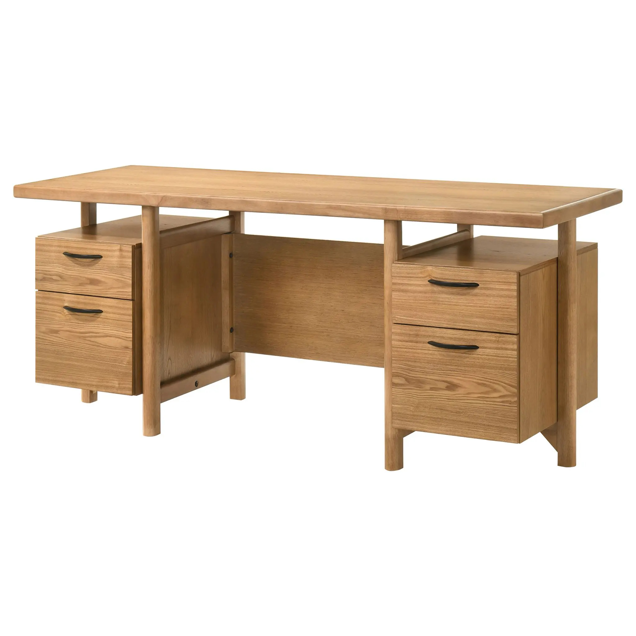Roldan 69-inch Computer Desk Light Ash - Image 6