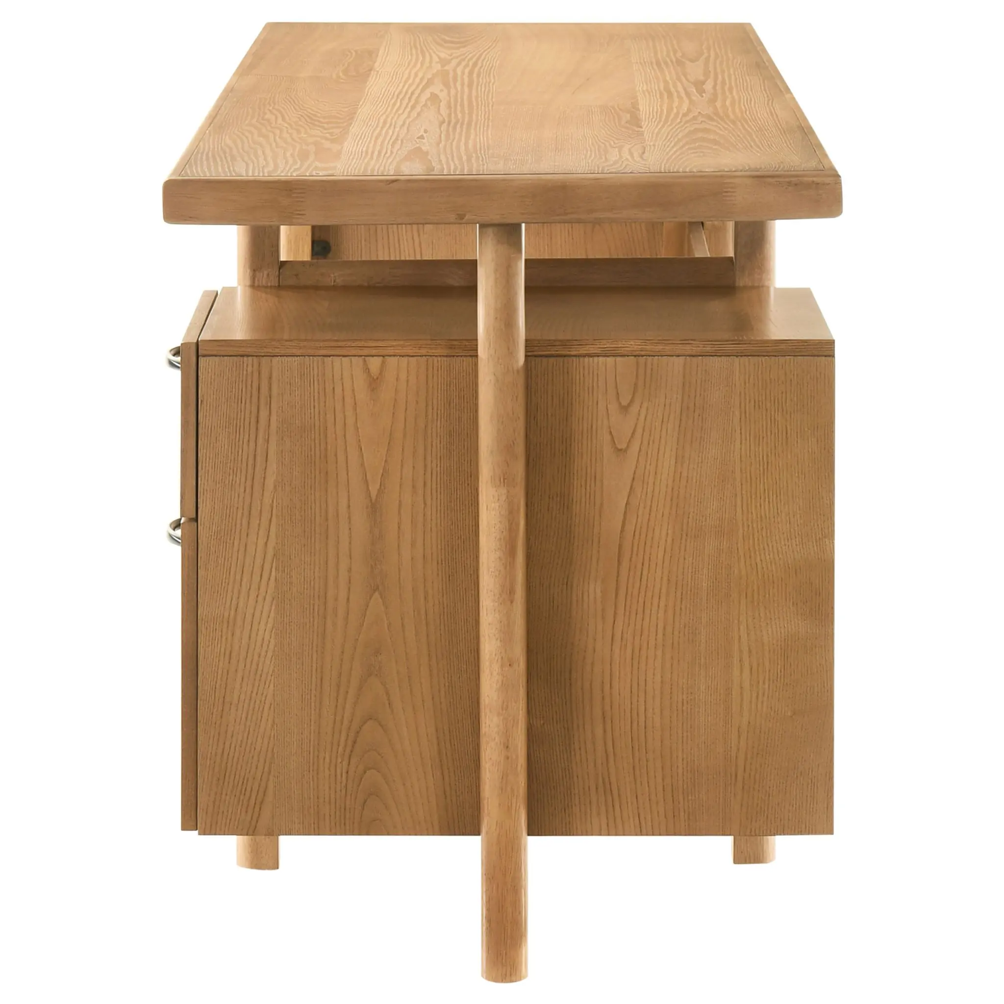 Roldan 69-inch Computer Desk Light Ash - Image 7