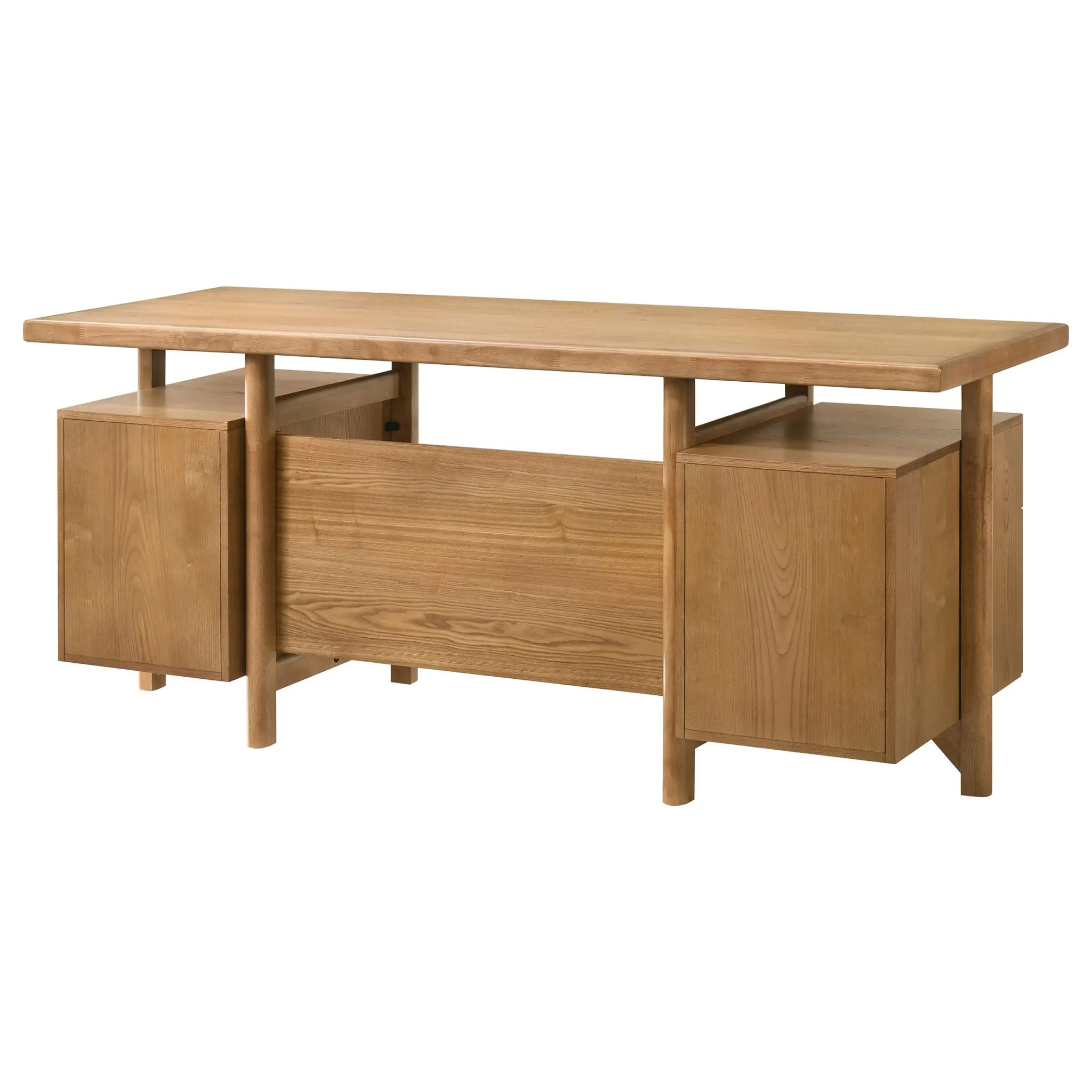 Roldan 69-inch Computer Desk Light Ash - Image 10