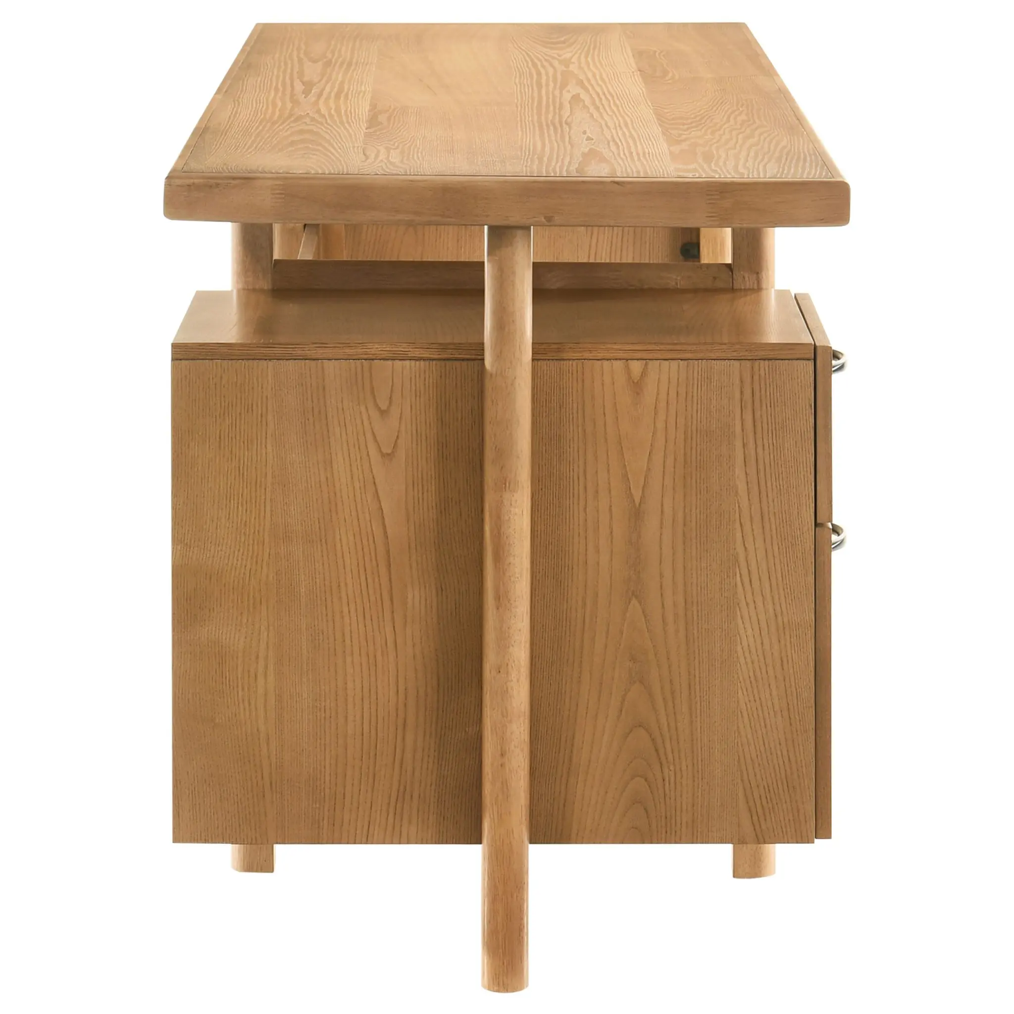Roldan 69-inch Computer Desk Light Ash - Image 11