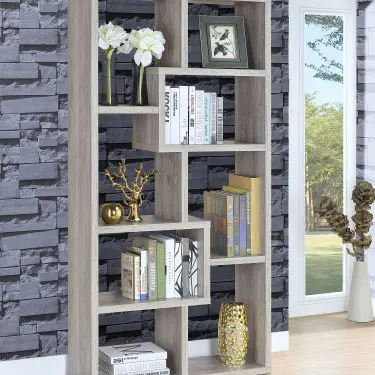 Theo 71-inch 6-Shelf Bookshelf
