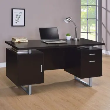 Lawtey 60-inch Computer Desk Cappuccino