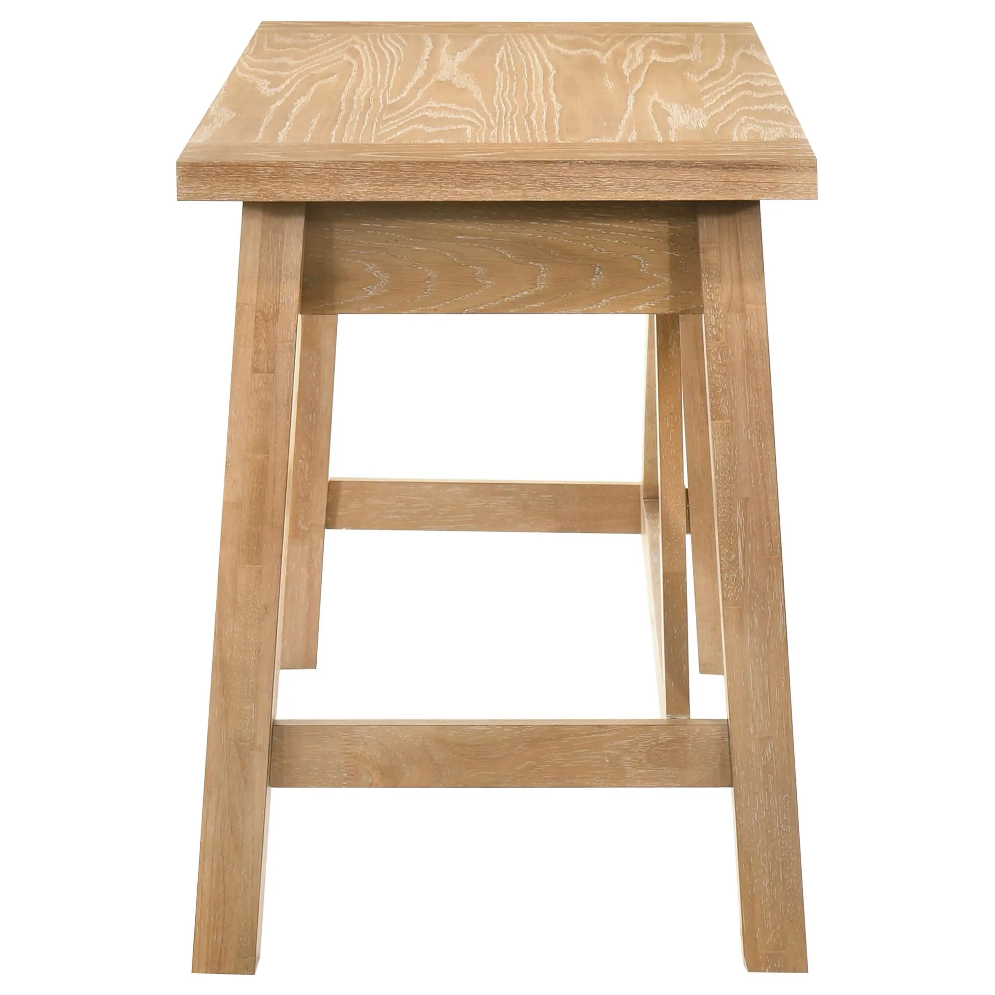 Fabian 54-inch Writing Desk Distressed Light Brown - Image 7