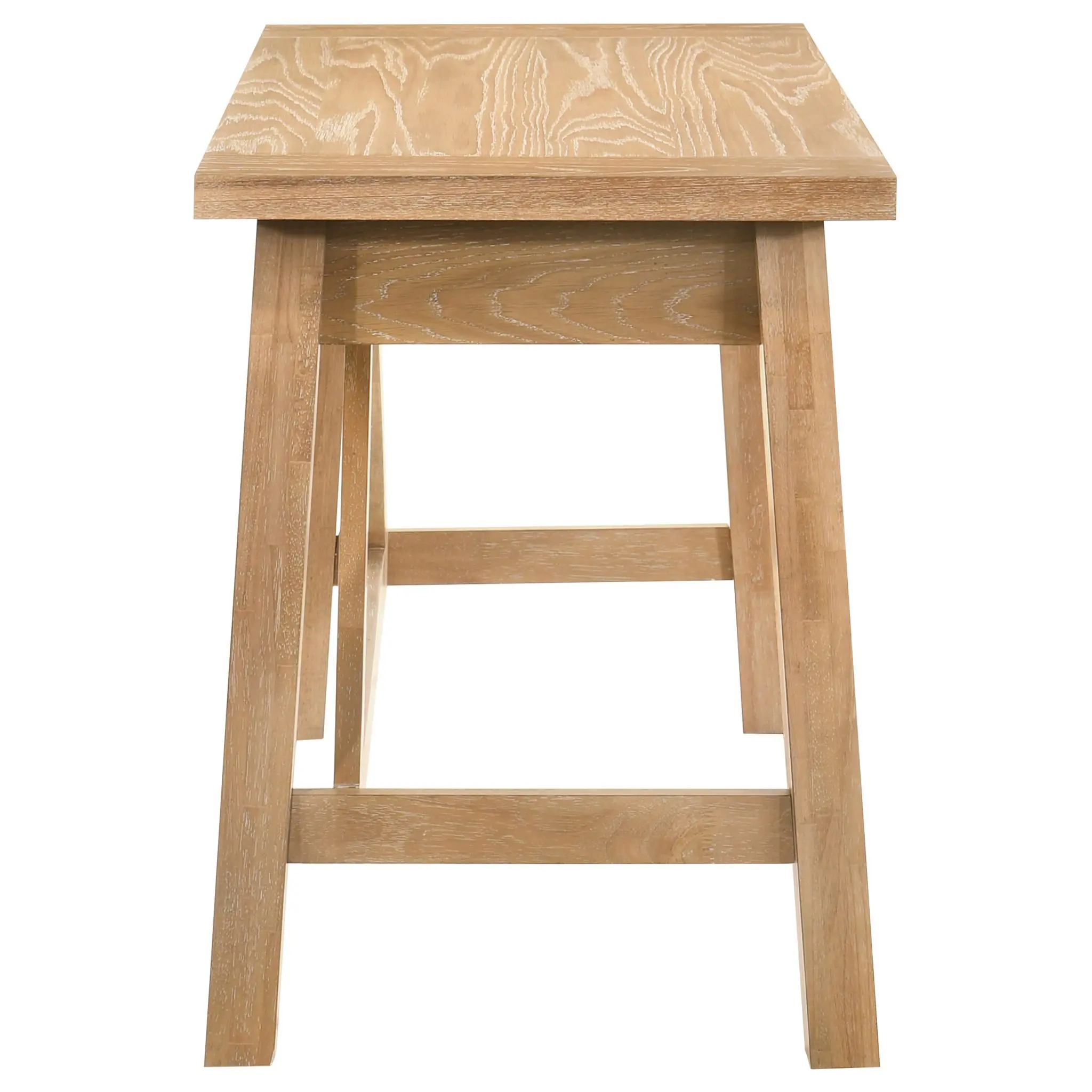 Fabian 54-inch Writing Desk Distressed Light Brown - Image 11