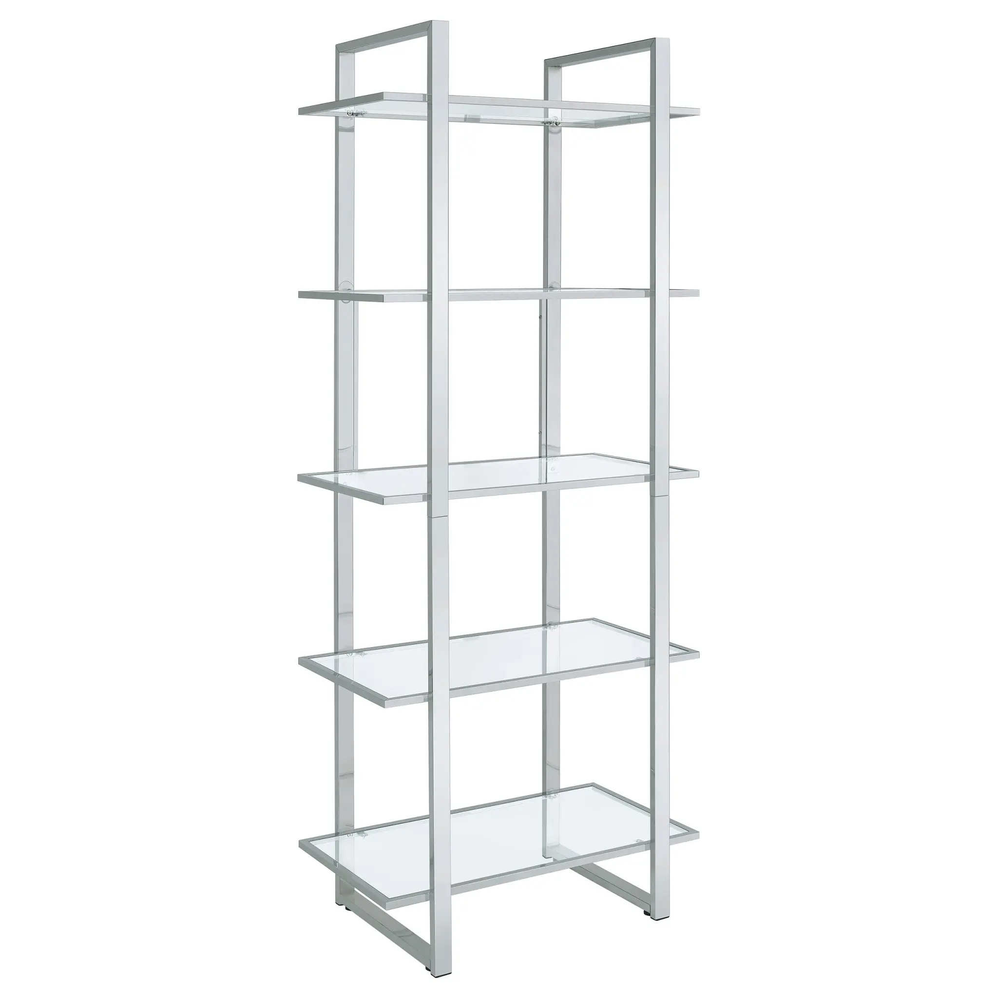 Hartford 79-inch 5-Shelf Bookcase Vintage White - Image 2
