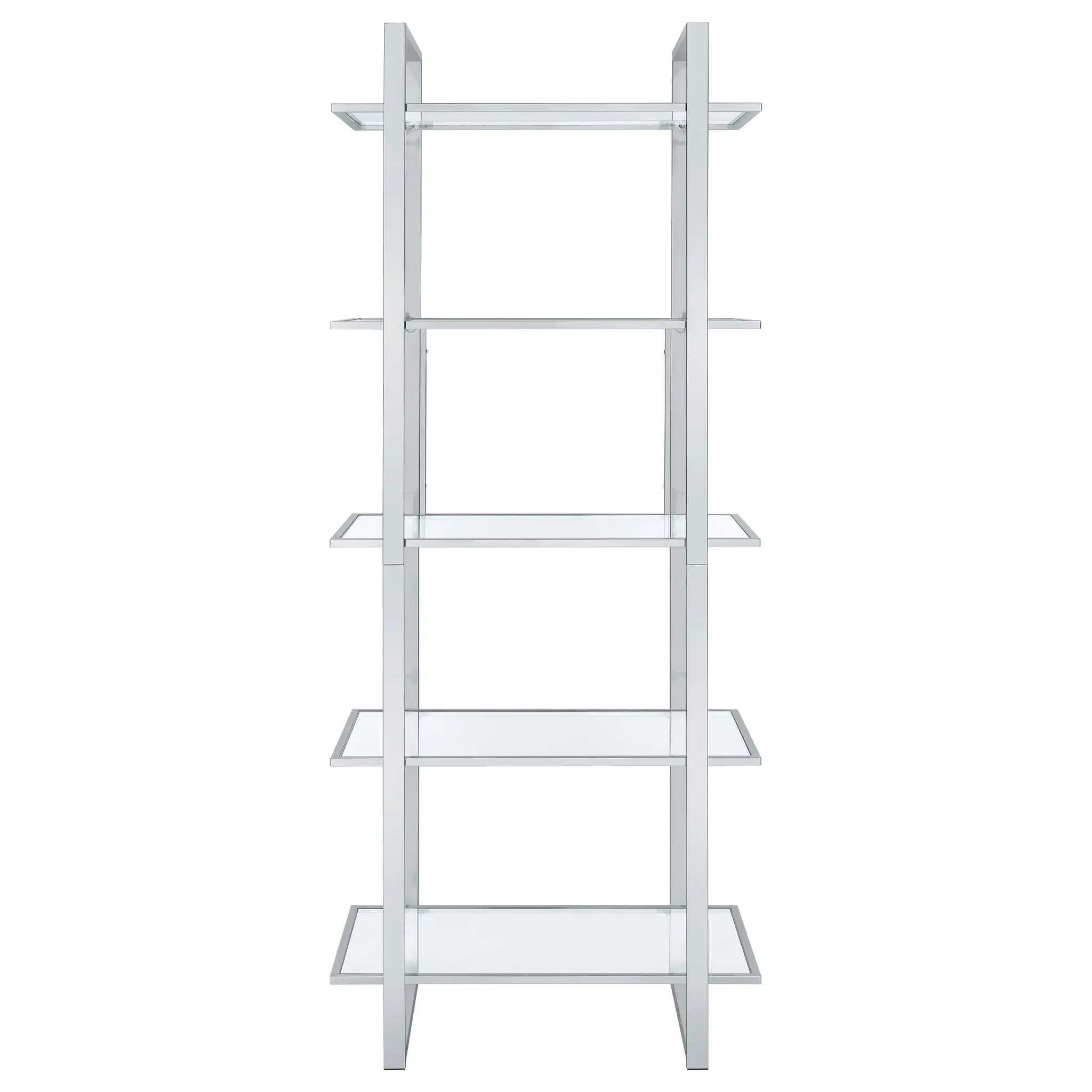 Hartford 79-inch 5-Shelf Bookcase Vintage White - Image 3
