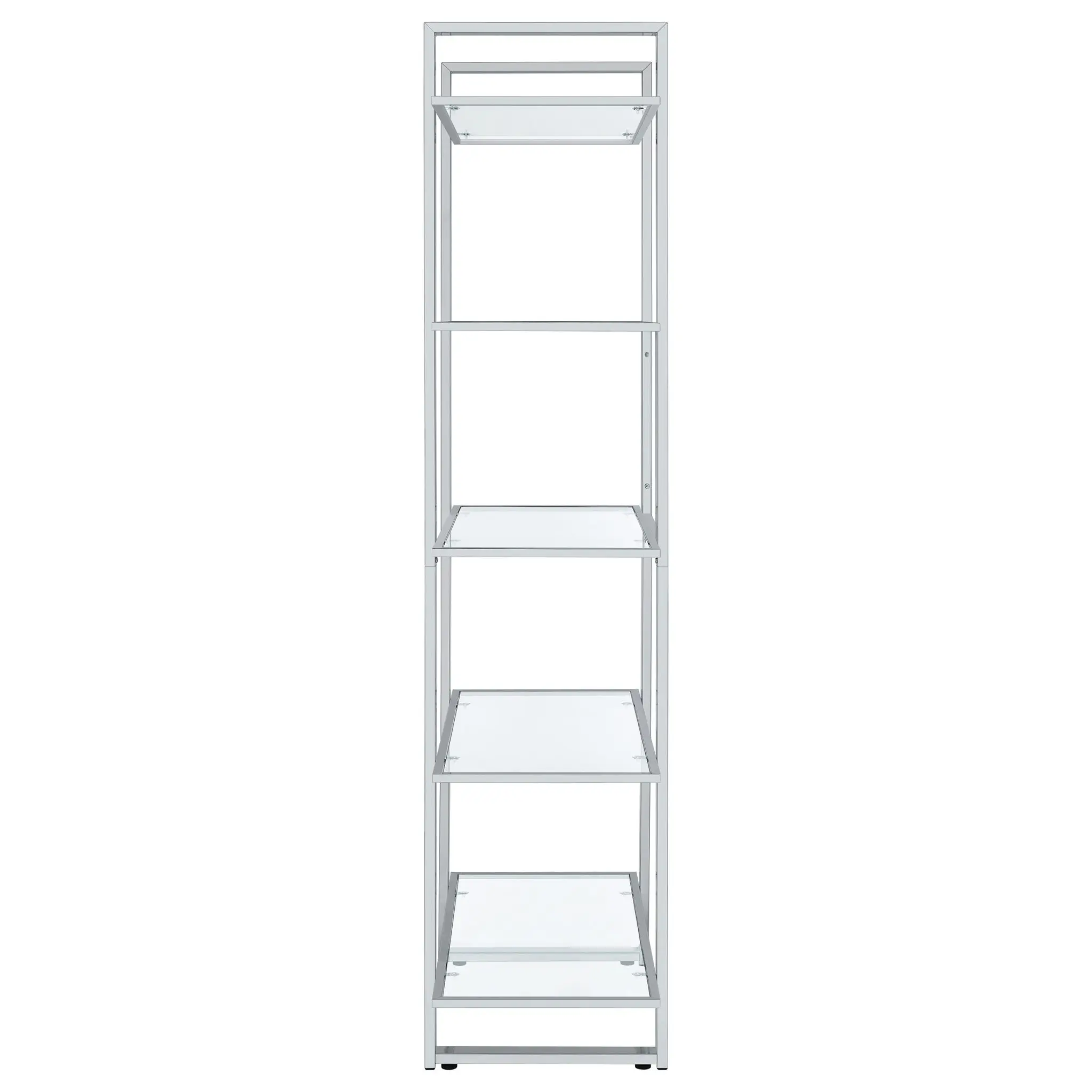 Hartford 79-inch 5-Shelf Bookcase Vintage White - Image 5