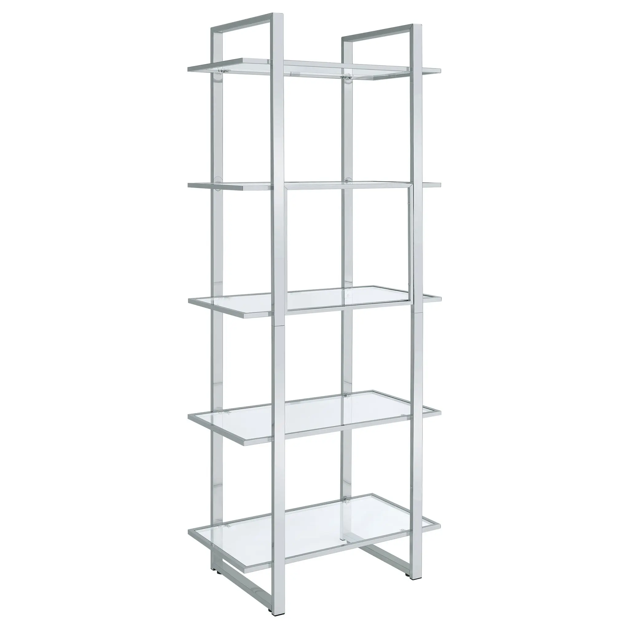 Hartford 79-inch 5-Shelf Bookcase Vintage White - Image 6