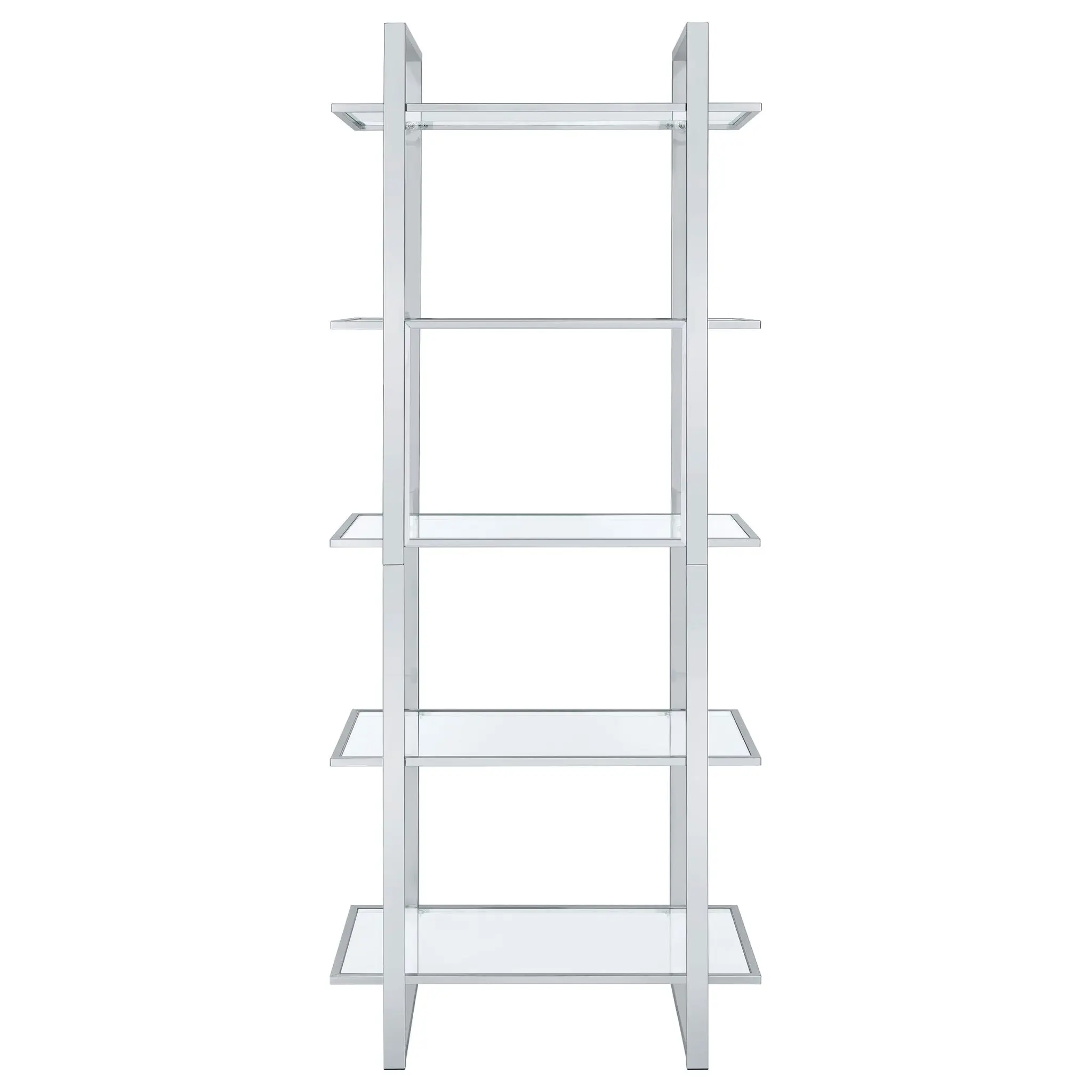 Hartford 79-inch 5-Shelf Bookcase Vintage White - Image 7