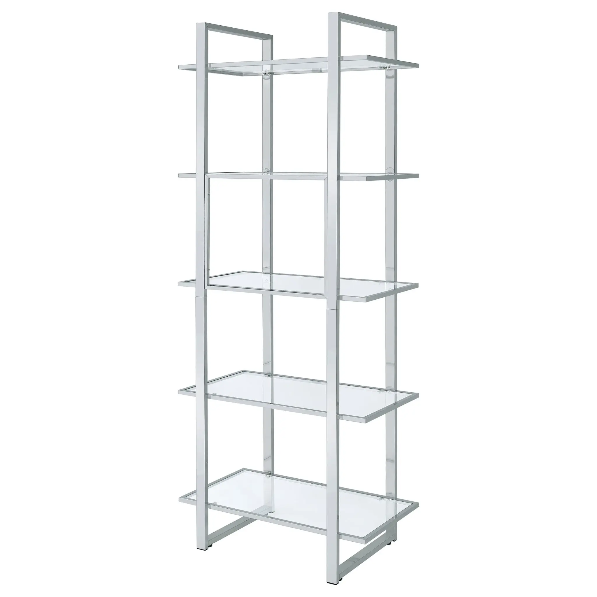Hartford 79-inch 5-Shelf Bookcase Vintage White - Image 8