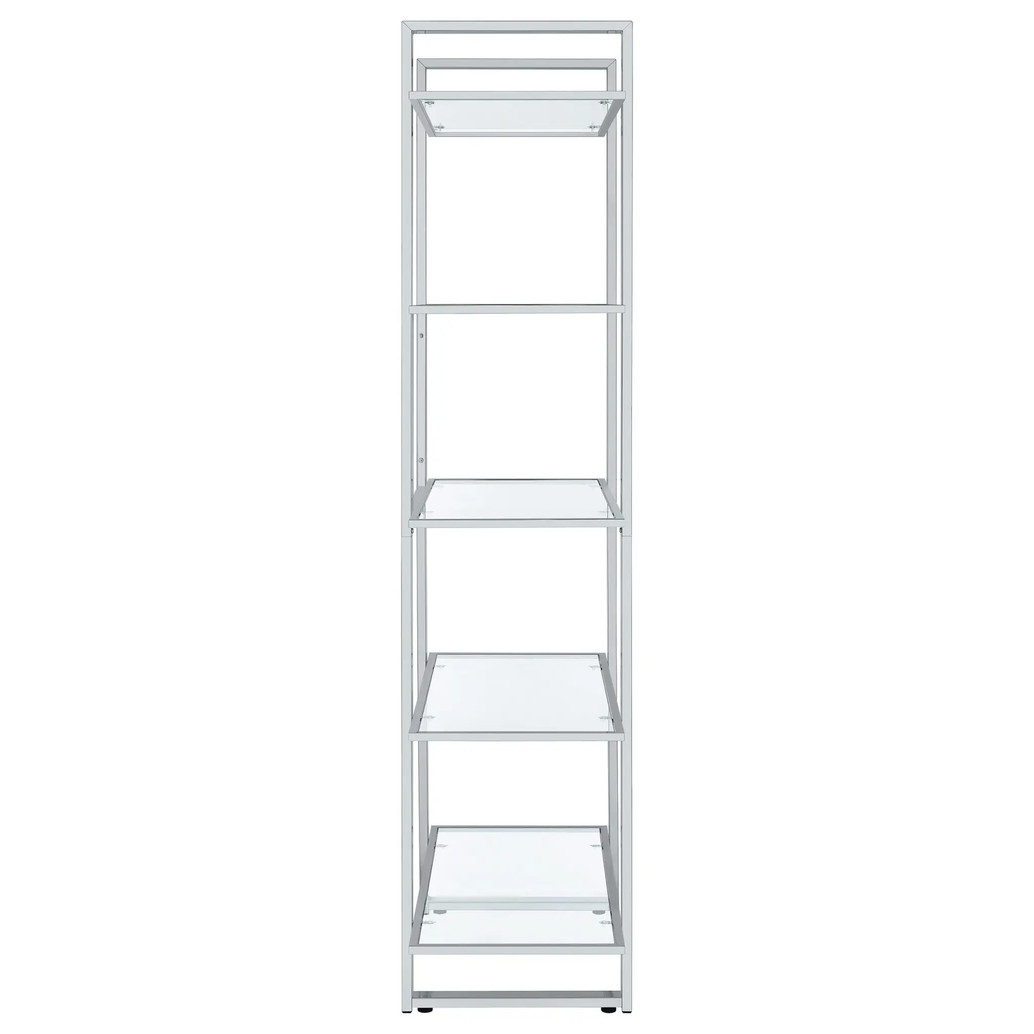 Hartford 79-inch 5-Shelf Bookcase Vintage White - Image 9
