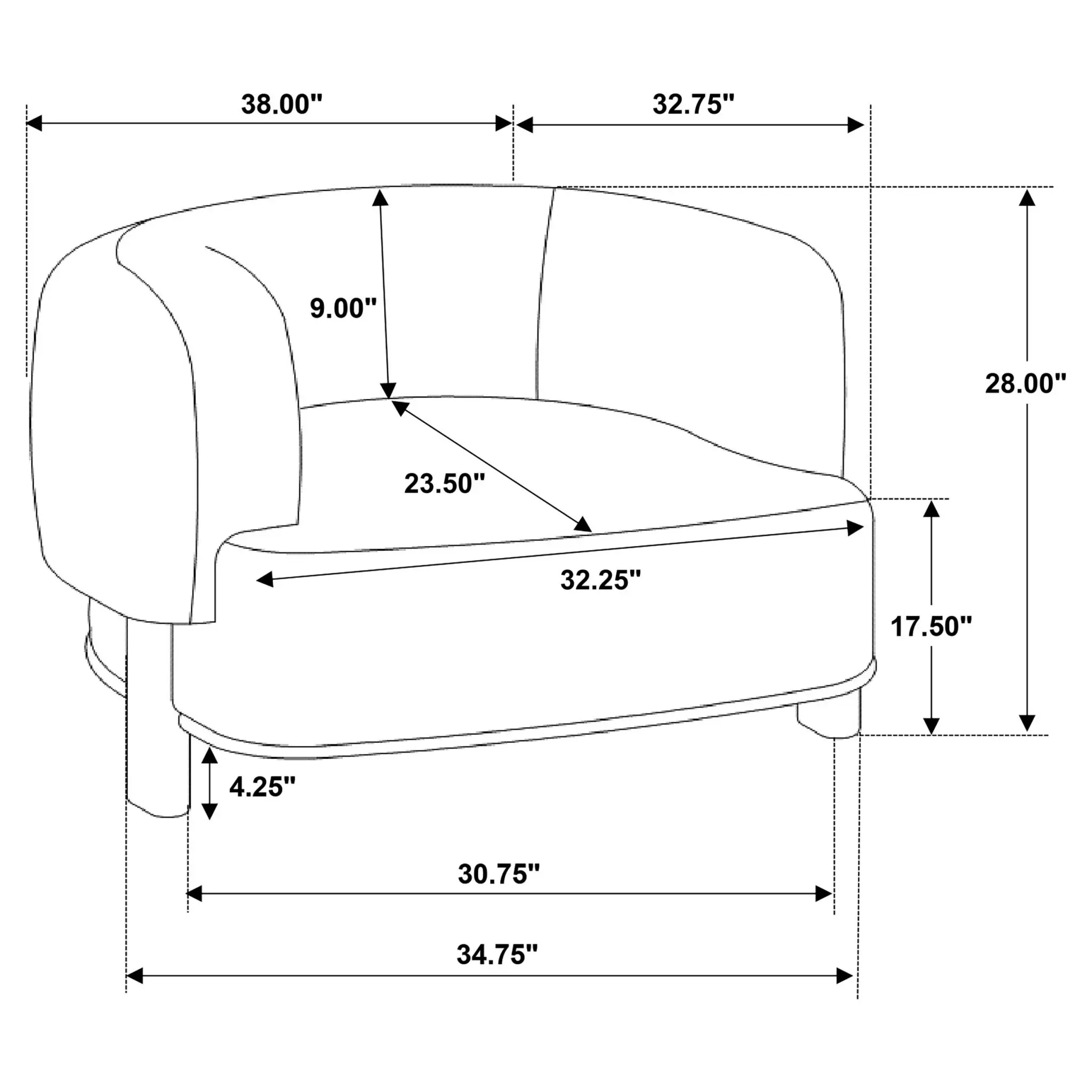 Lawler Barrel Back Accent Chair - Image 11