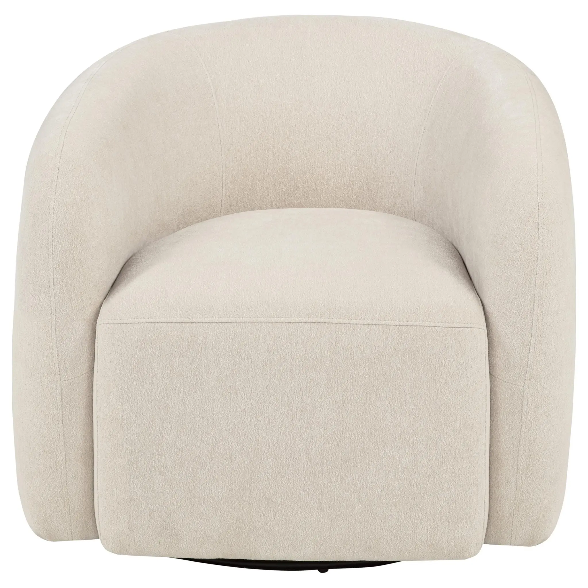 Gerley Chenille Swivel Accent Chair Beige - Image 3