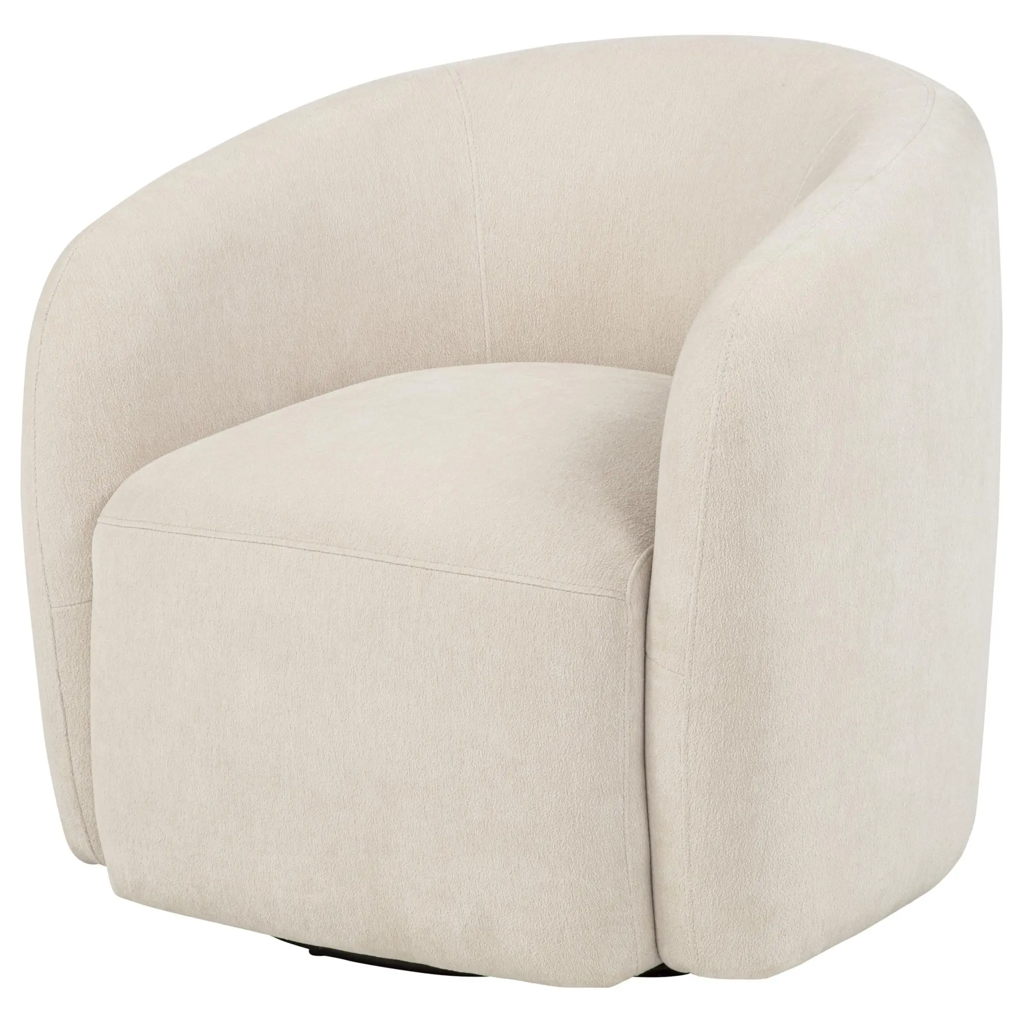 Gerley Chenille Swivel Accent Chair Beige - Image 4