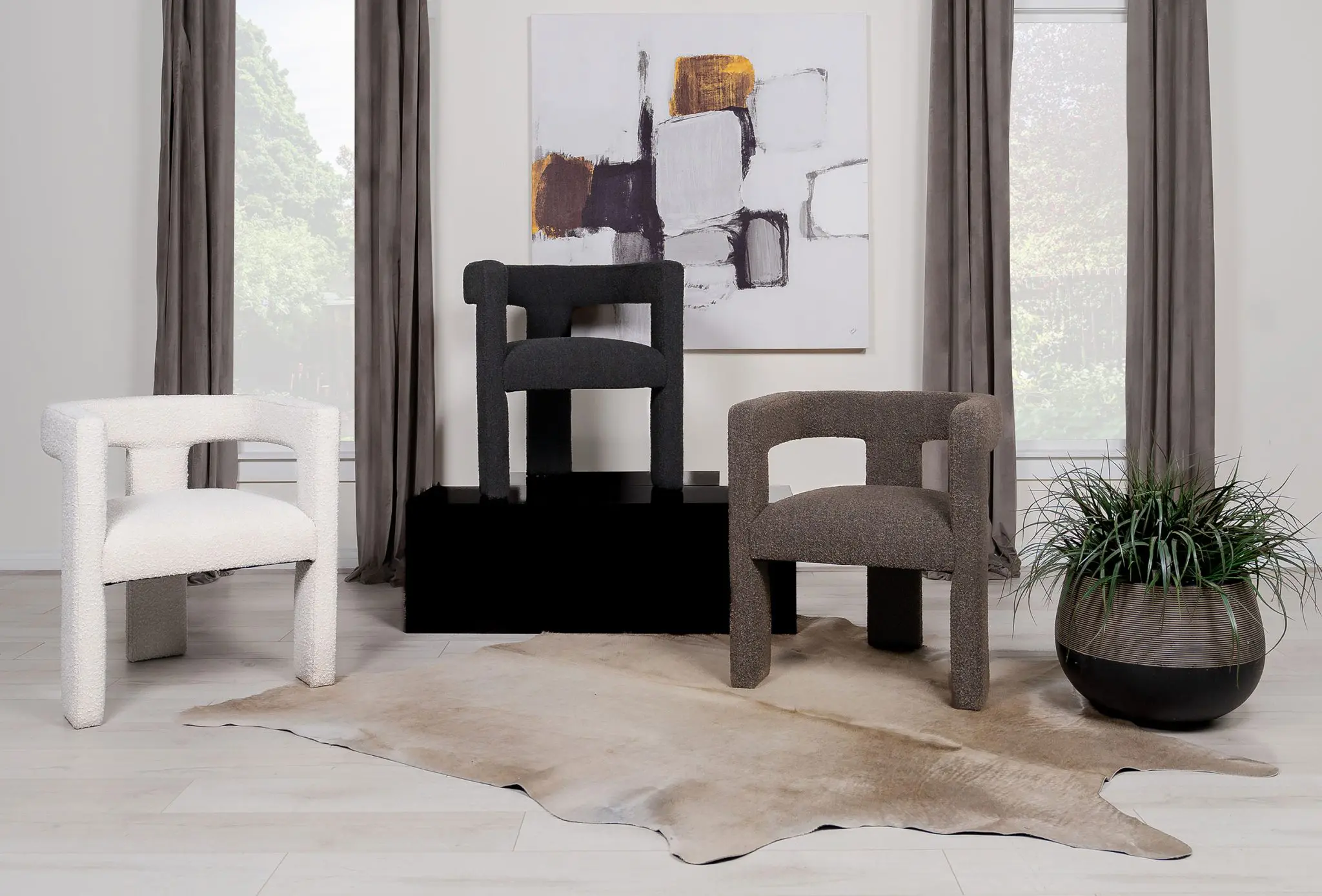 Petra Bouclé Accent Chair - Image 12