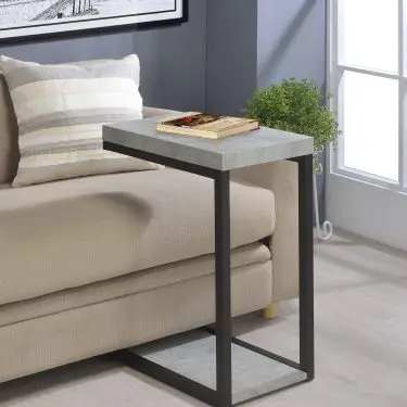 Beck C-Shaped Sofa Side Table