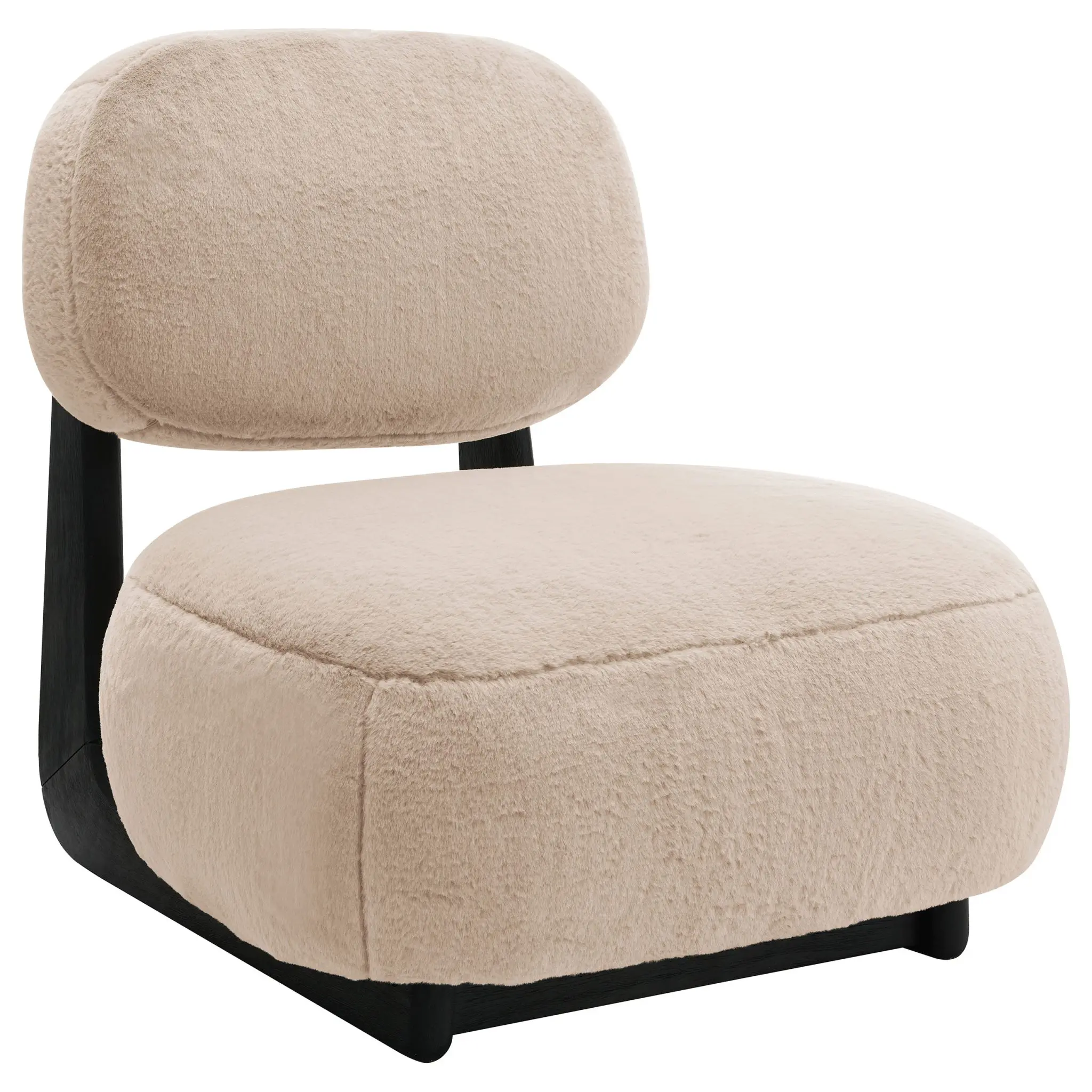 Duffie Armless Accent Chair Camel - Image 2