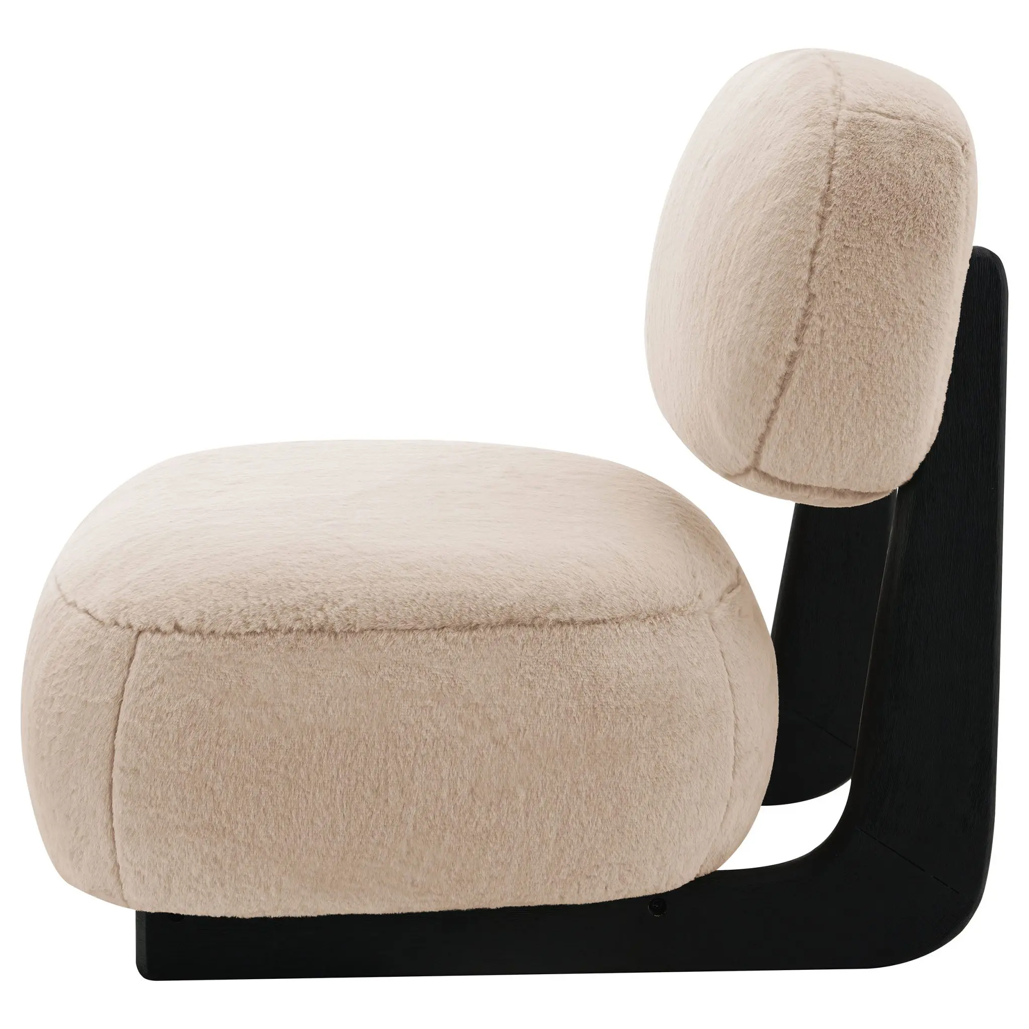Duffie Armless Accent Chair Camel - Image 5
