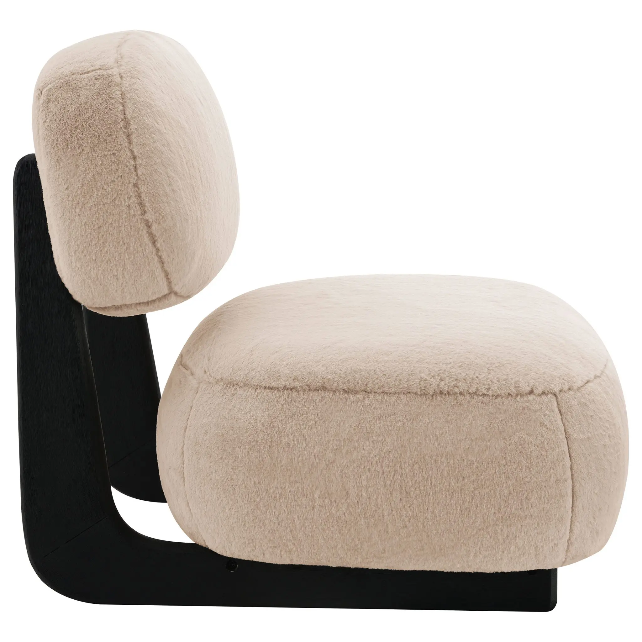 Duffie Armless Accent Chair Camel - Image 8