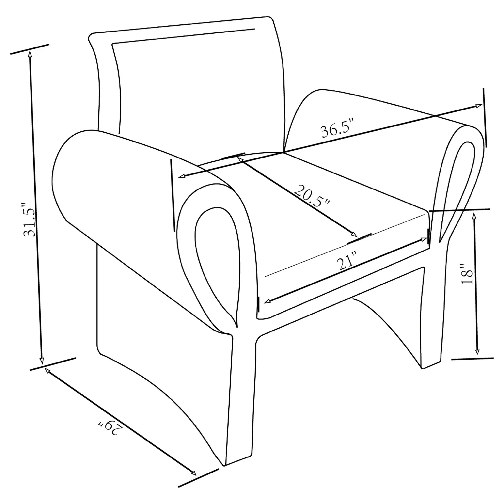 Liana Accent Chair Oatmeal - Image 12