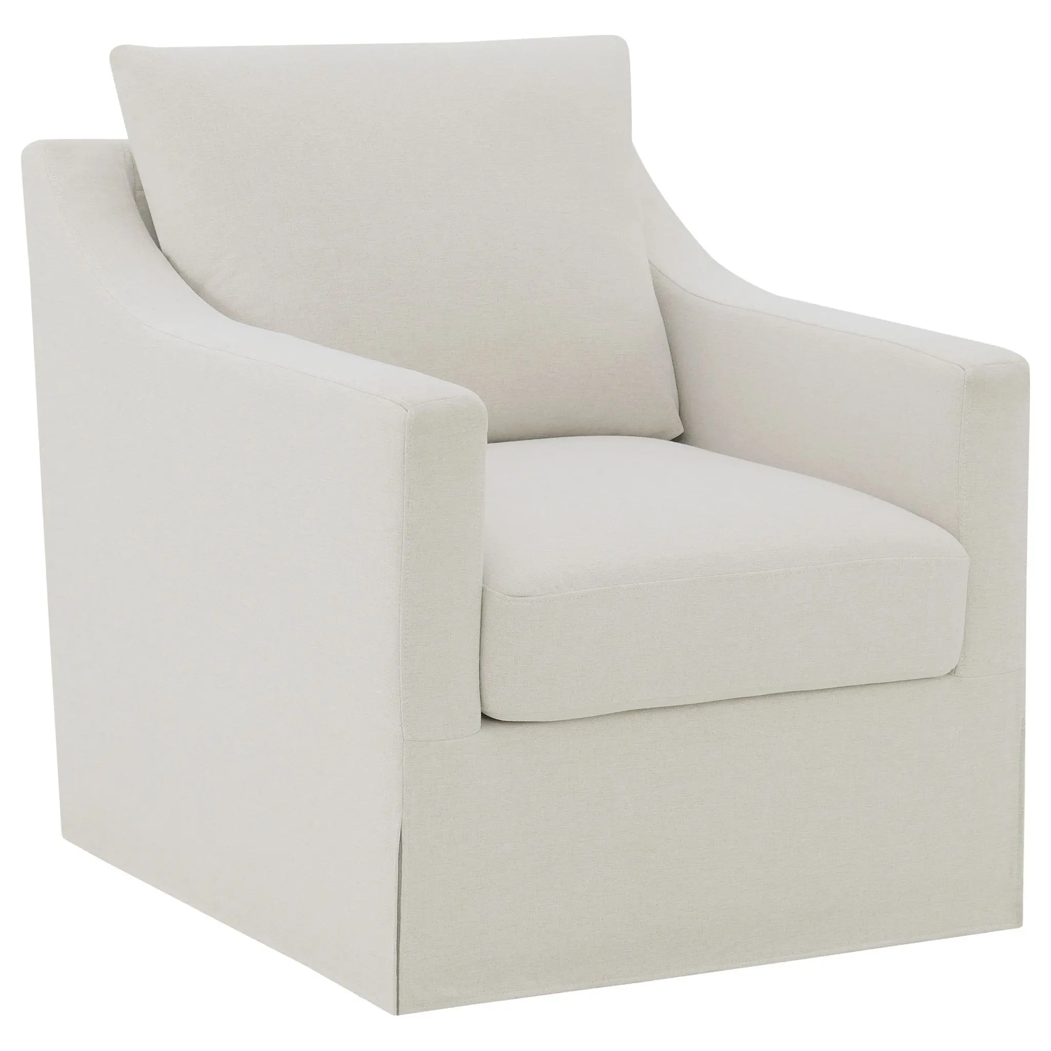 Winter Sloped Arm Swivel Accent Chair - Image 2