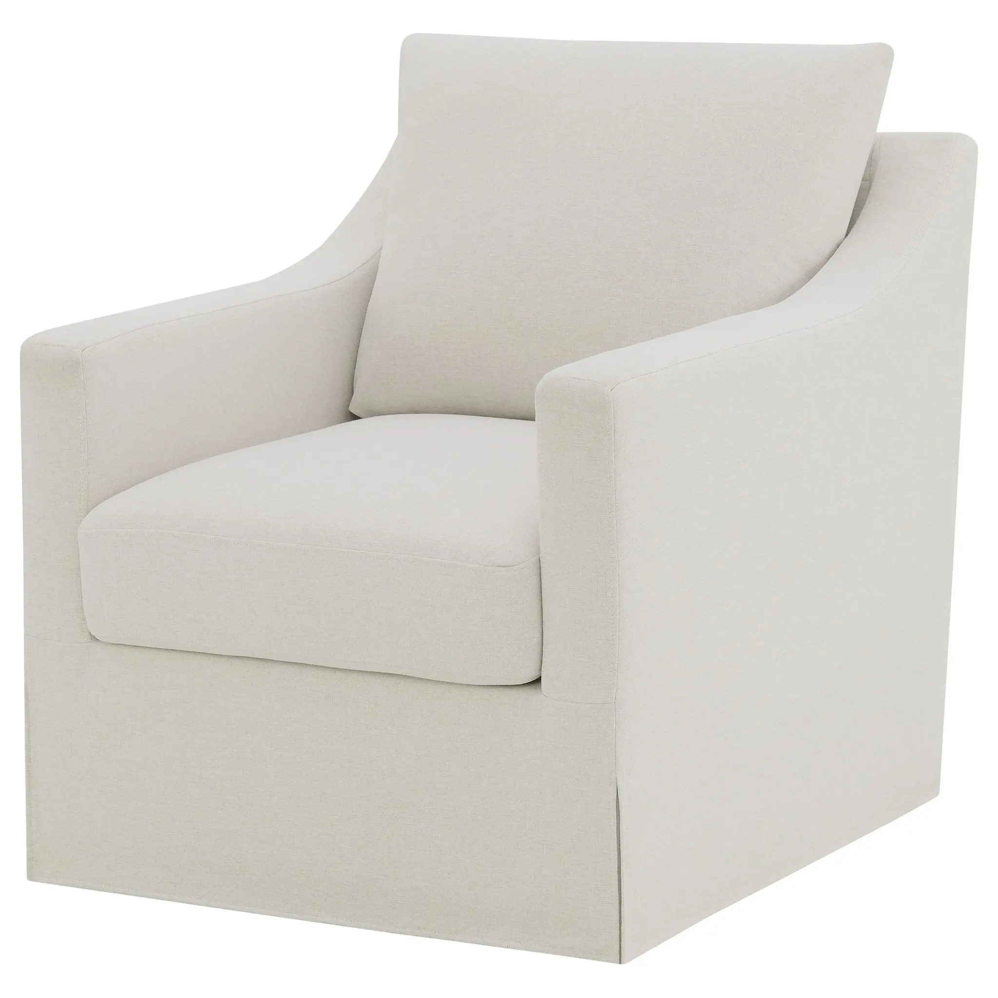 Winter Sloped Arm Swivel Accent Chair - Image 4