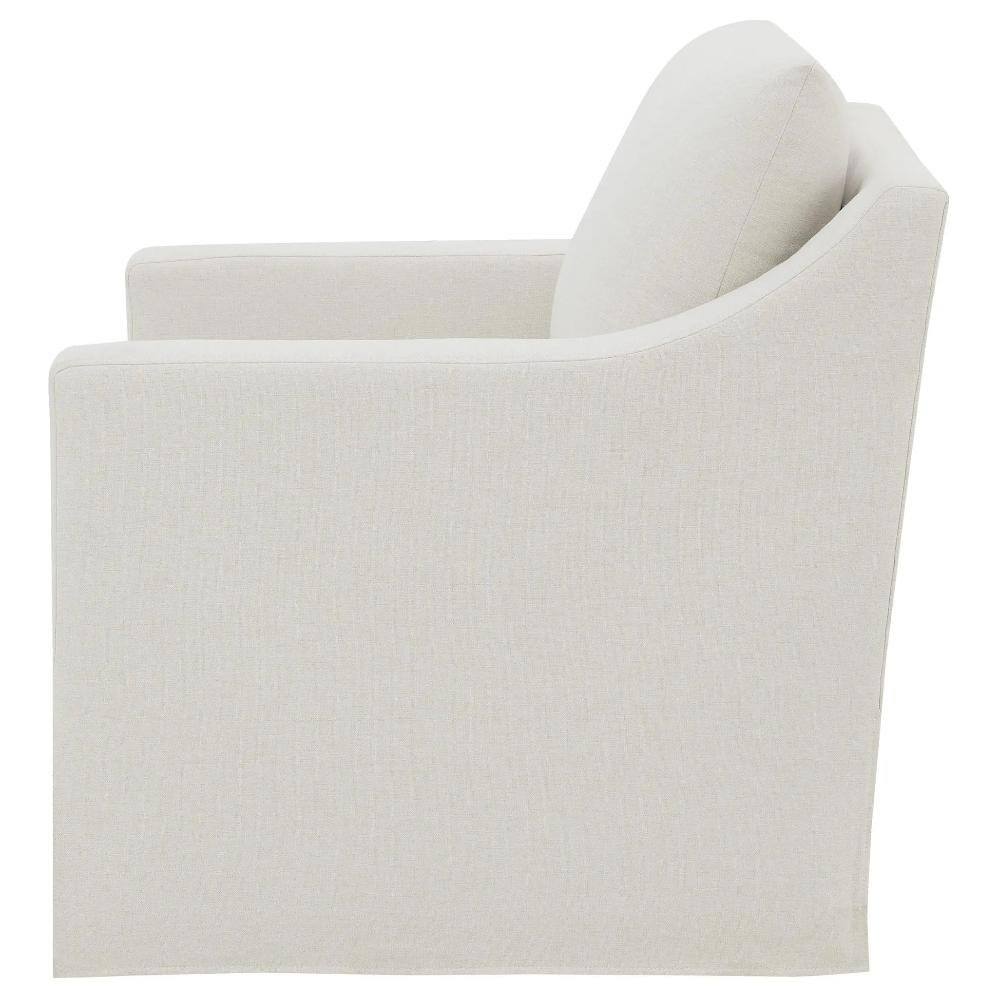Winter Sloped Arm Swivel Accent Chair - Image 5