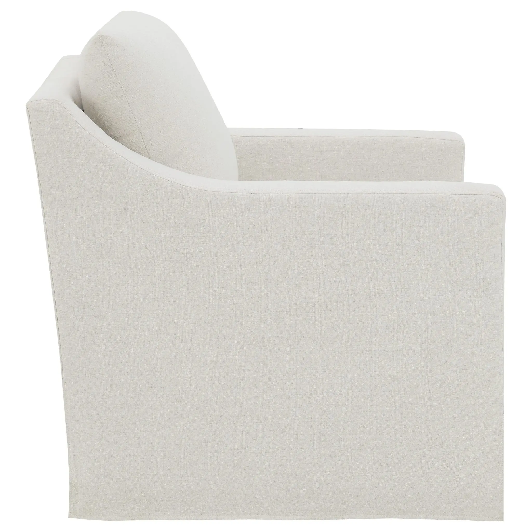 Winter Sloped Arm Swivel Accent Chair - Image 8