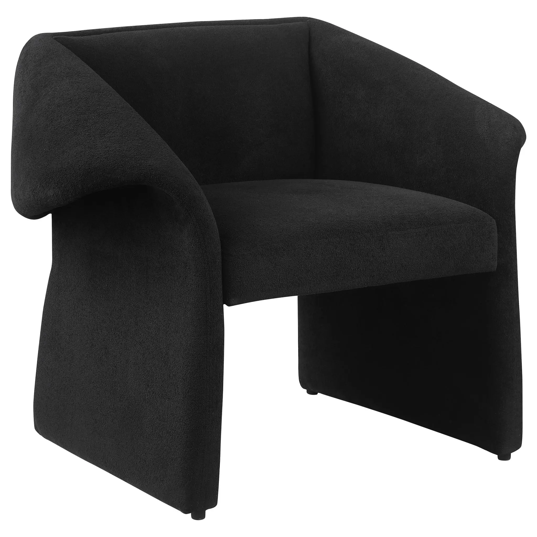 Ramsey Sloped Arm Accent Chair Black - Image 2