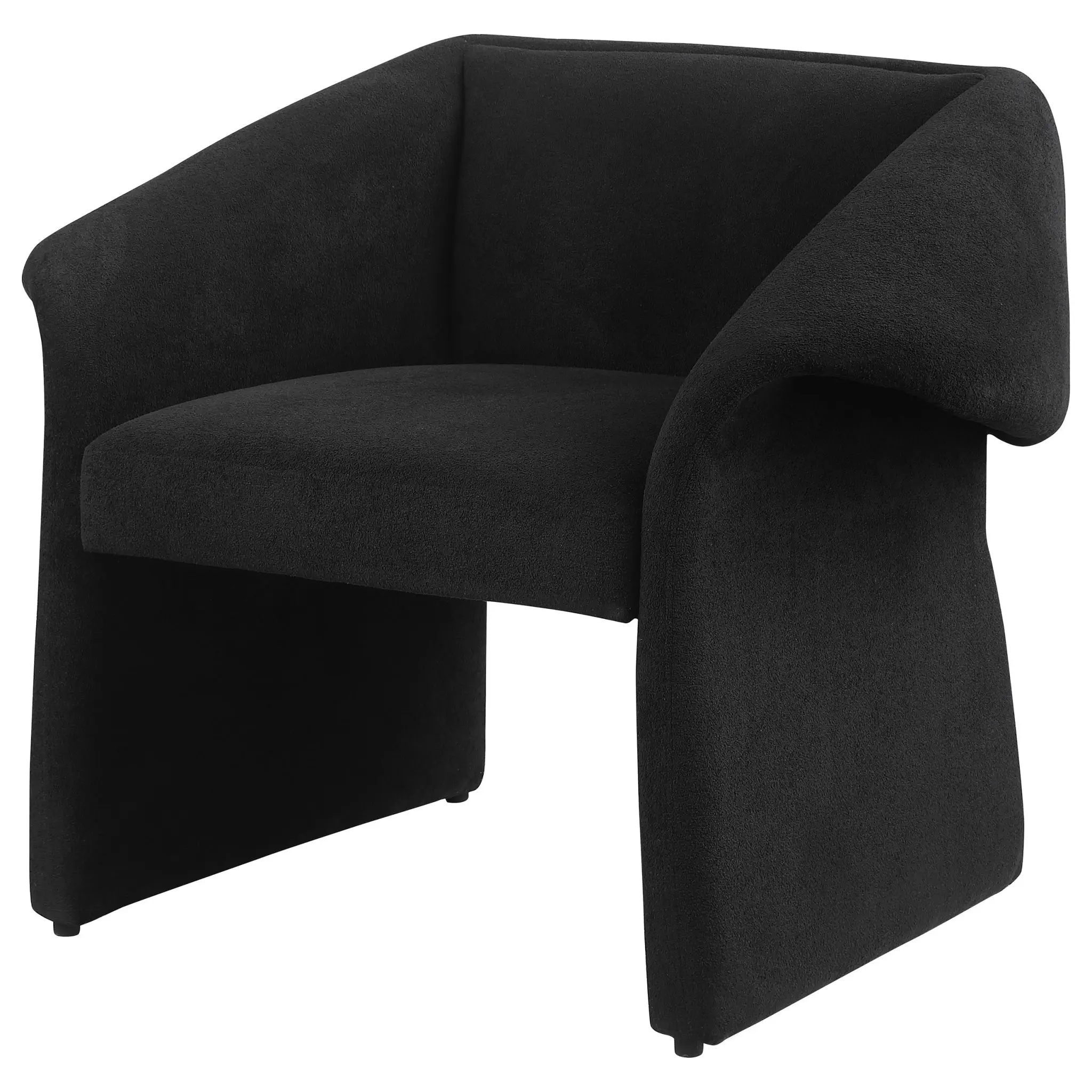 Ramsey Sloped Arm Accent Chair Black - Image 4