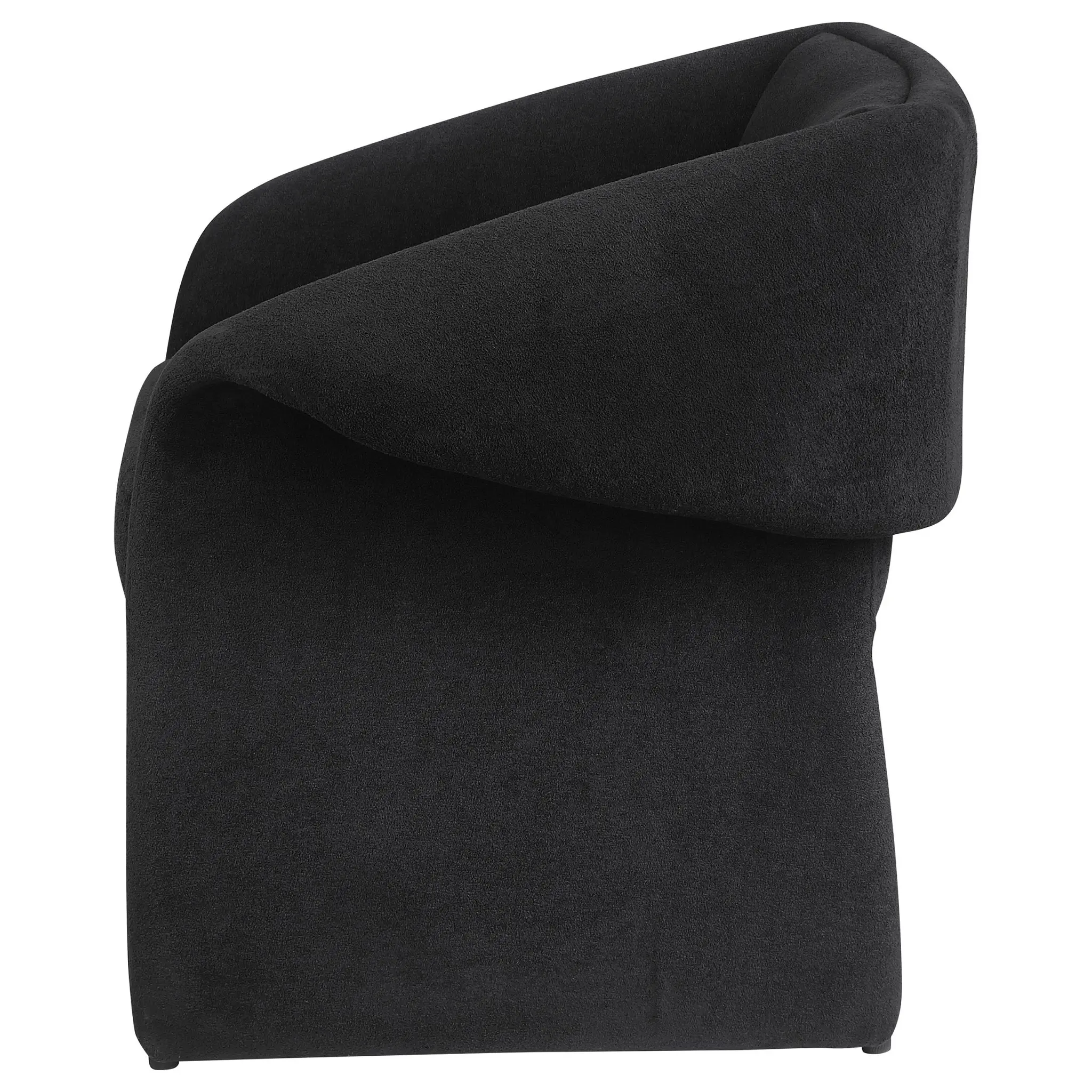 Ramsey Sloped Arm Accent Chair Black - Image 5