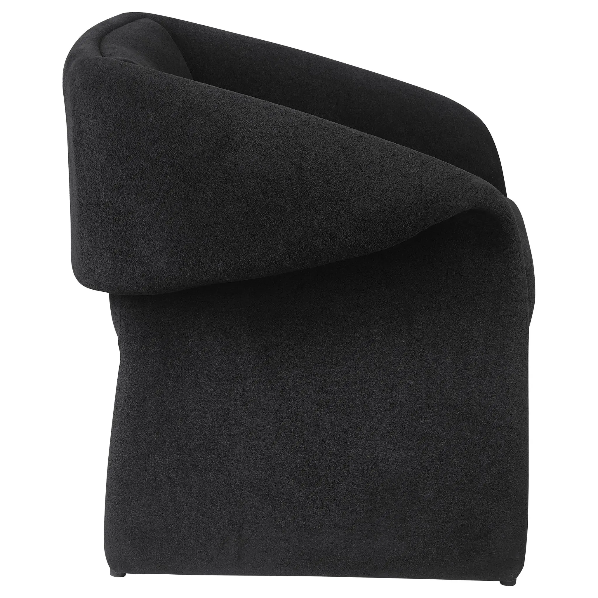 Ramsey Sloped Arm Accent Chair Black - Image 8