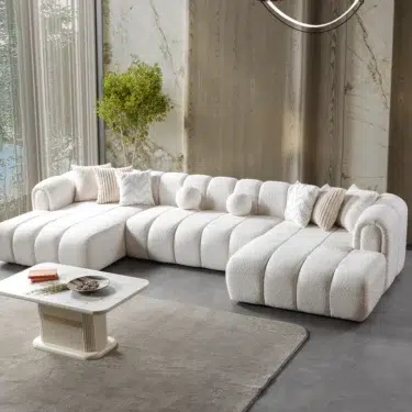 Lis Ivory Boucle Double Chaise