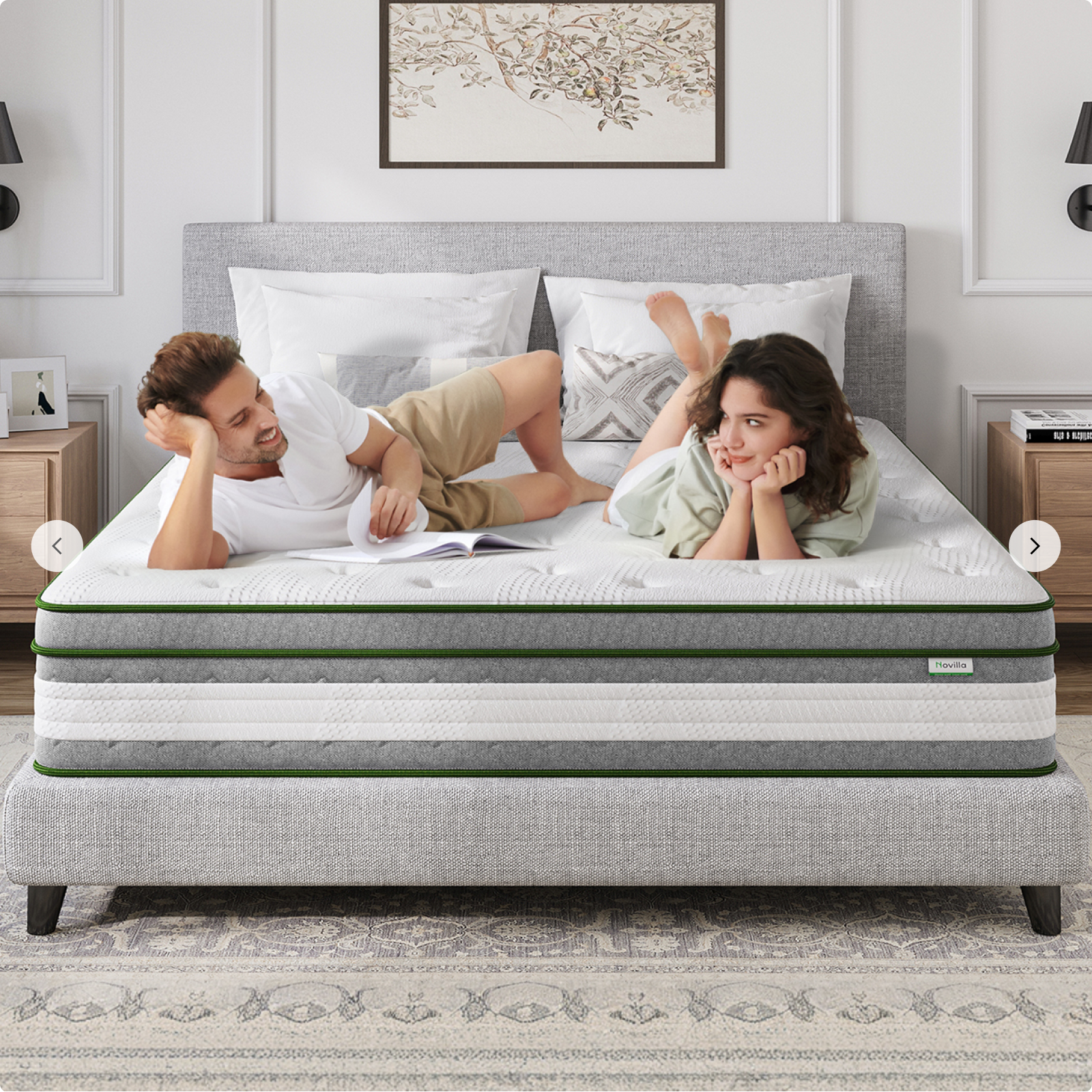 12" Vitality Hybrid Mattress - Image 9