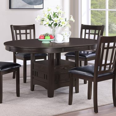 Lavon Oval Extension Leaf Dining Set